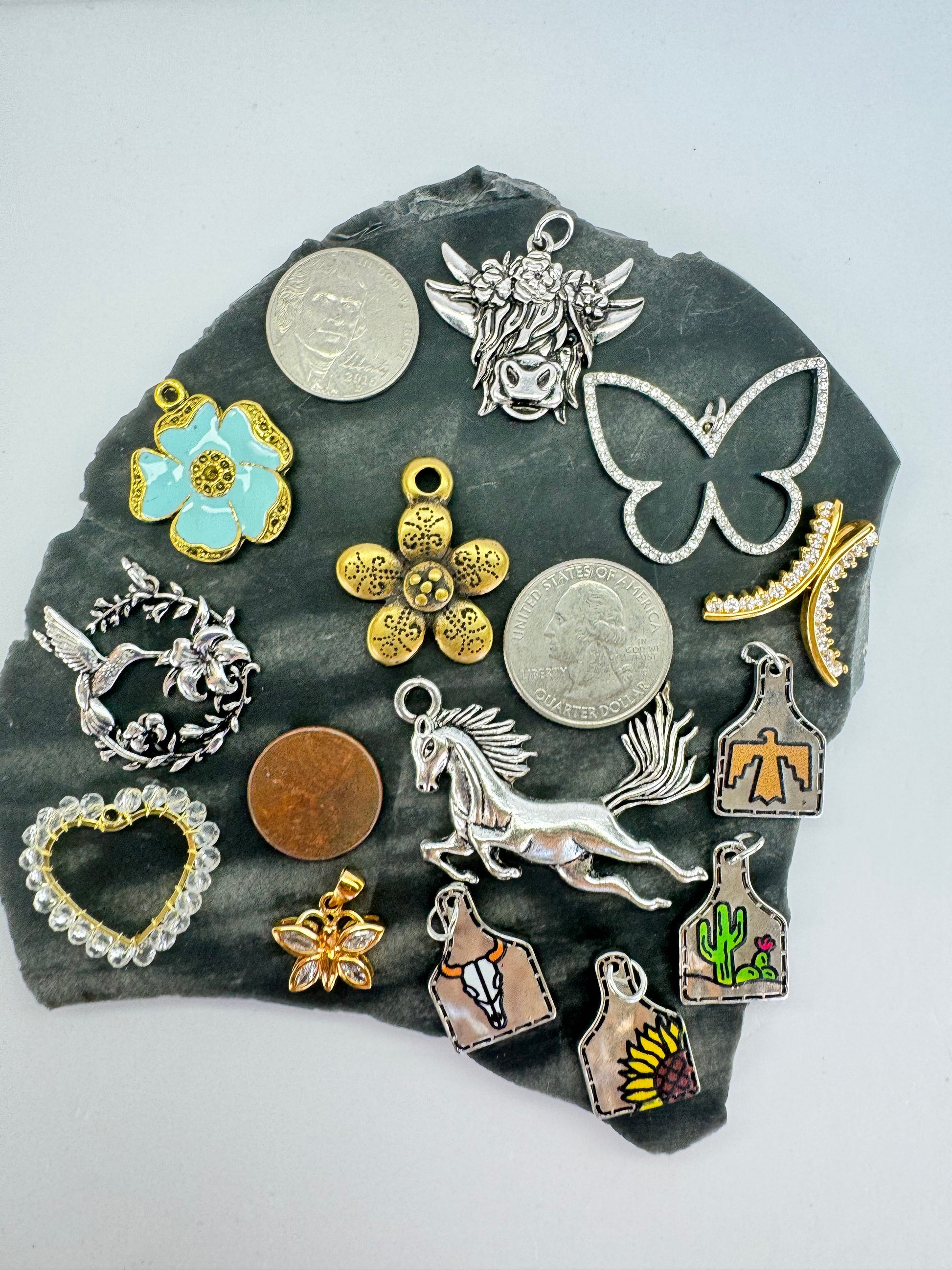 Desert Bloom Charm Drop - Less Than $16