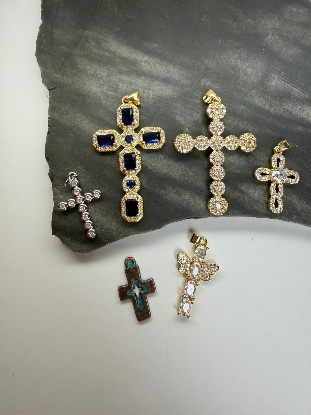 Elevated Cross & Charm Collection
