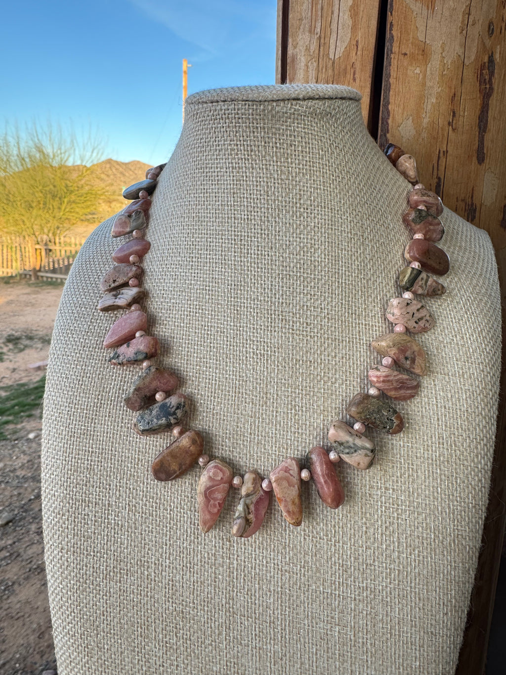 Rhodochrosite Necklace