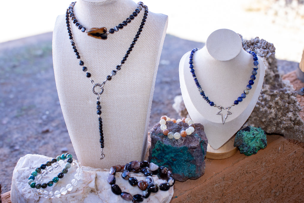 Black Botswana Agate Signature Wrap Necklace with Agate focal