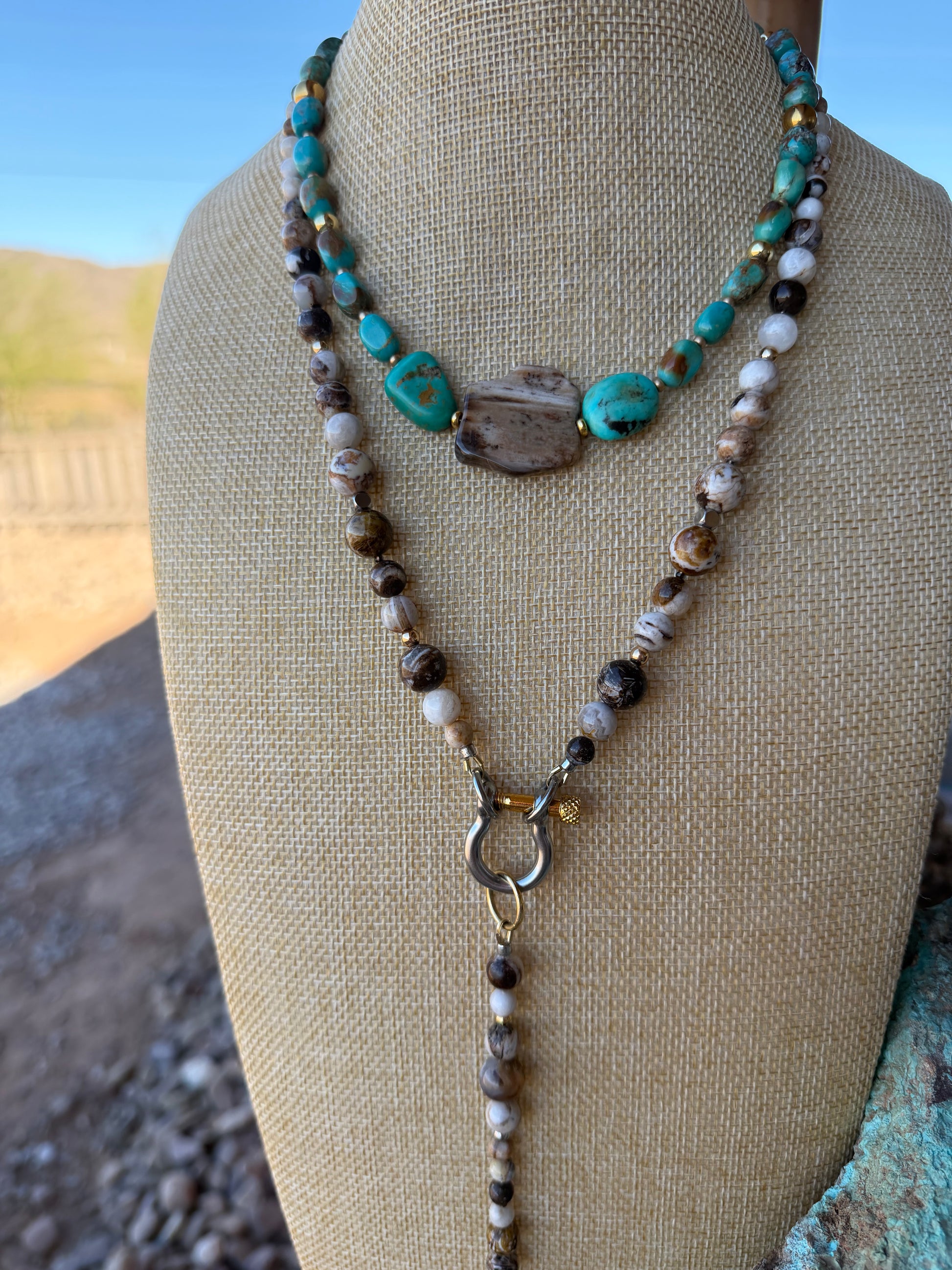 Coffee Jasper Necklace