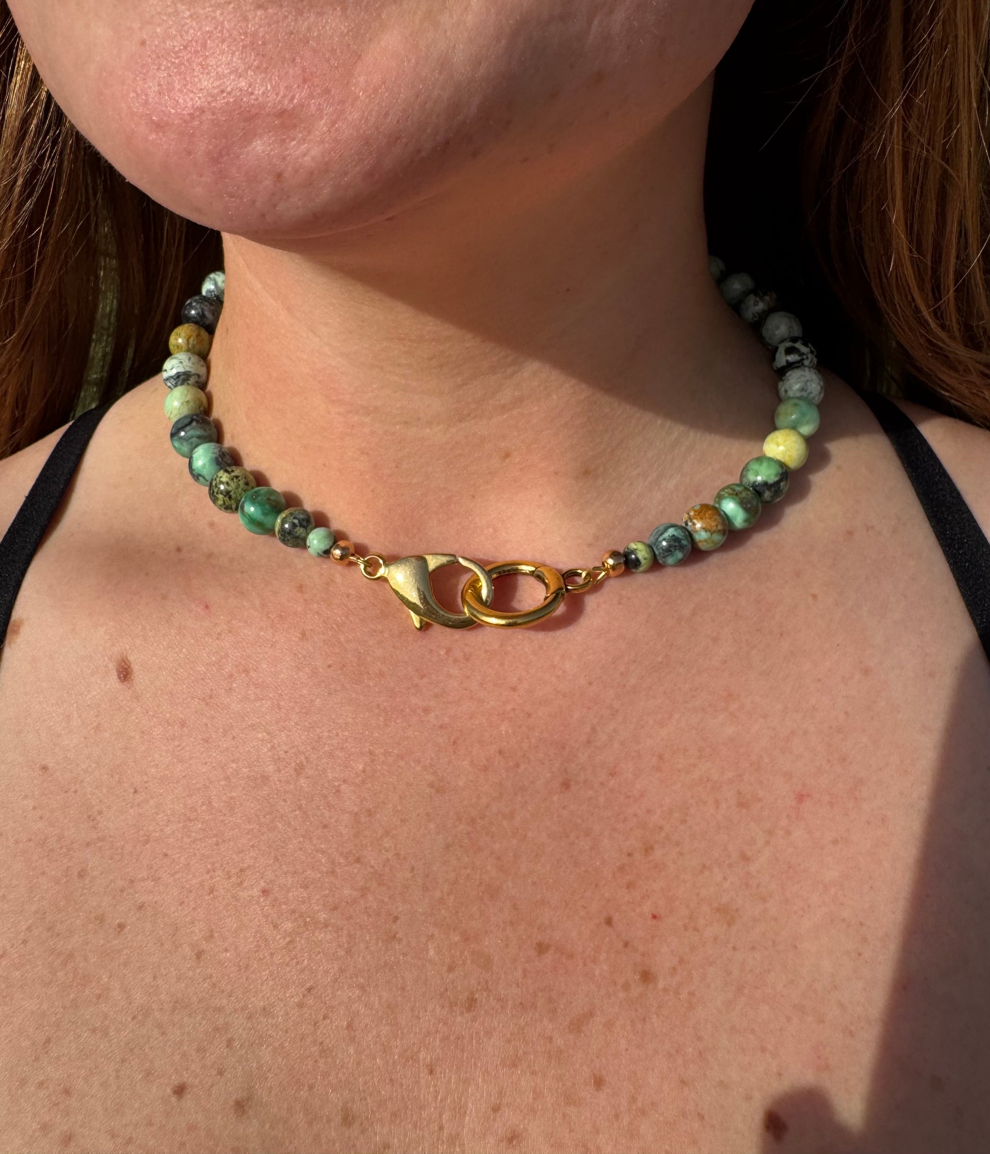 Natural Variscite Gemstone Necklace
