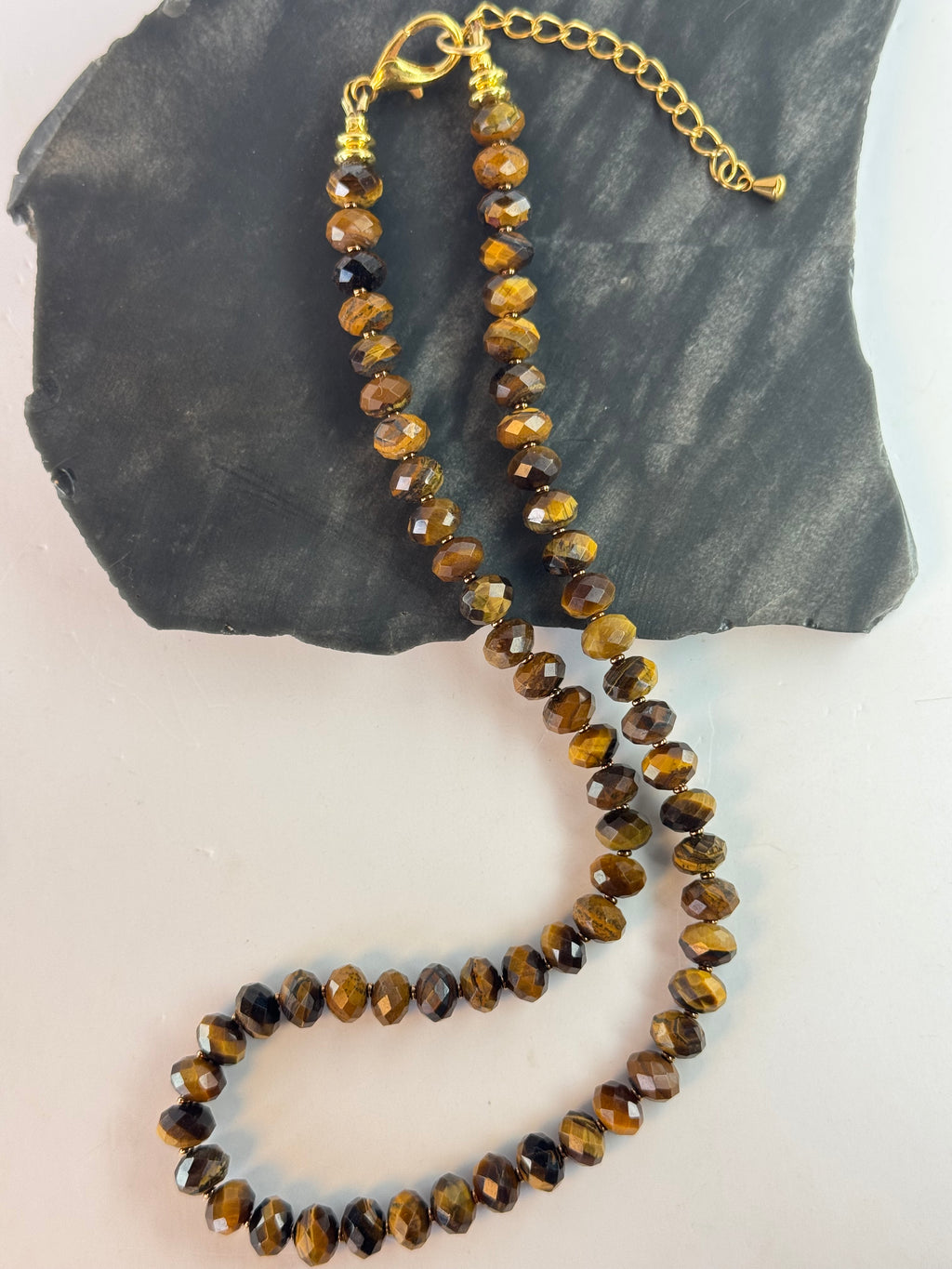 Tiger's Eye Faceted Necklace