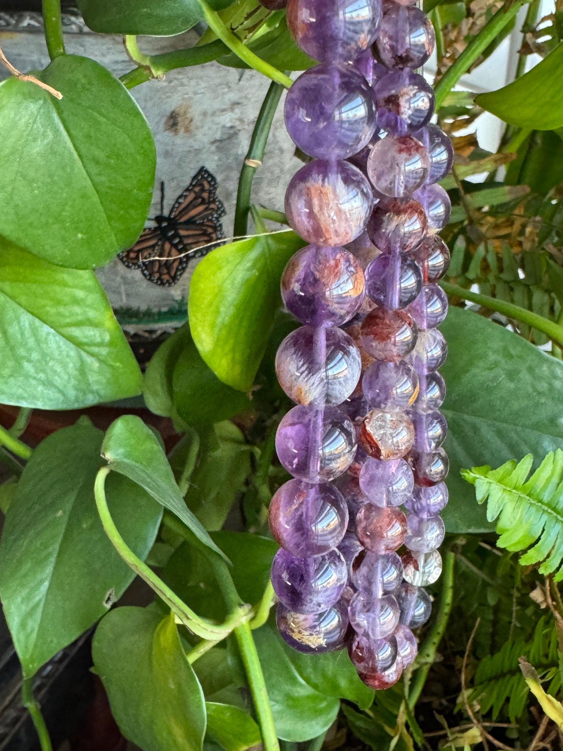 Super Seven Quartz (Amethyst with Lepidocrocite Inclusions)