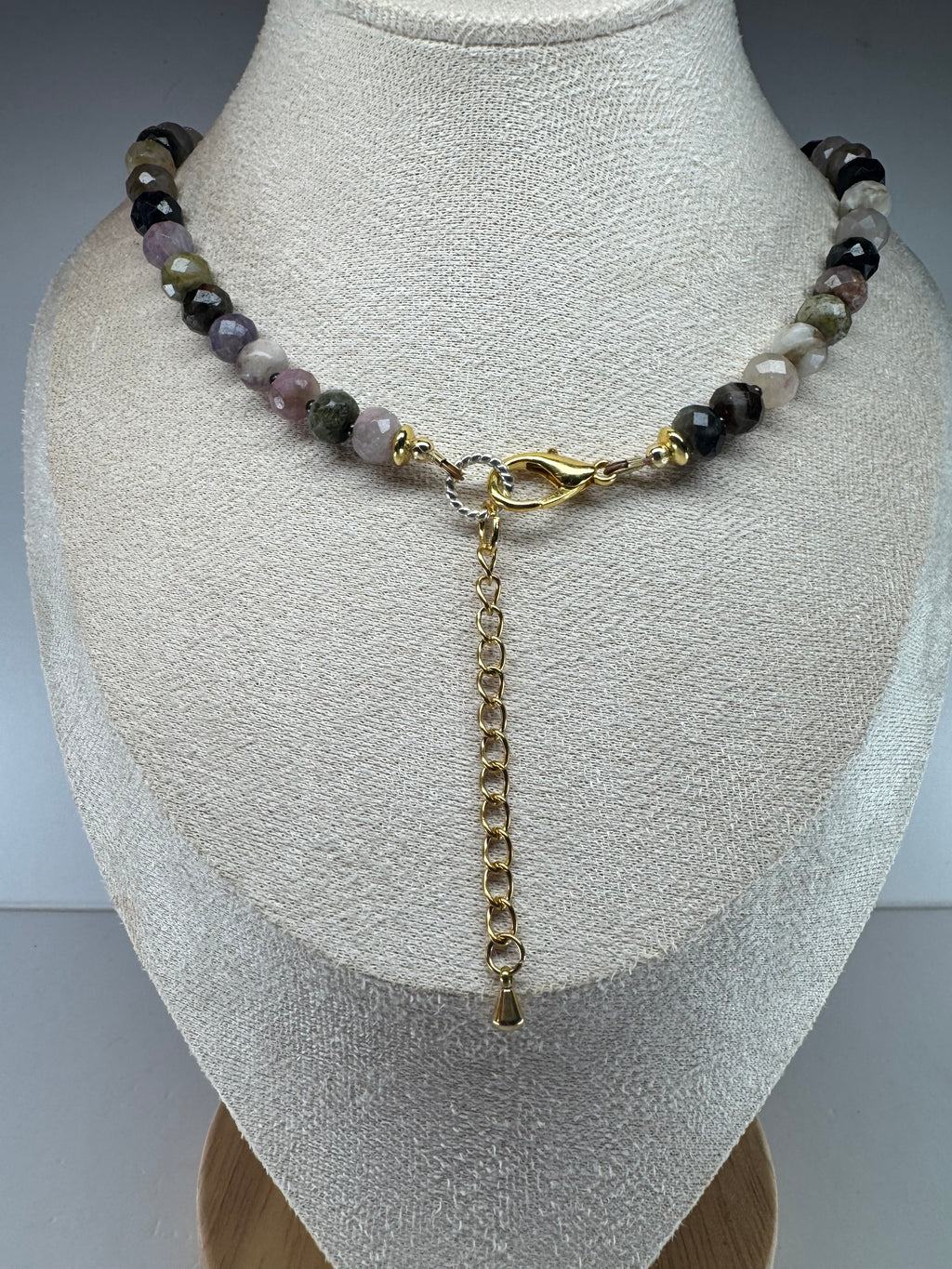 Multicolor Tourmaline Faceted Necklace