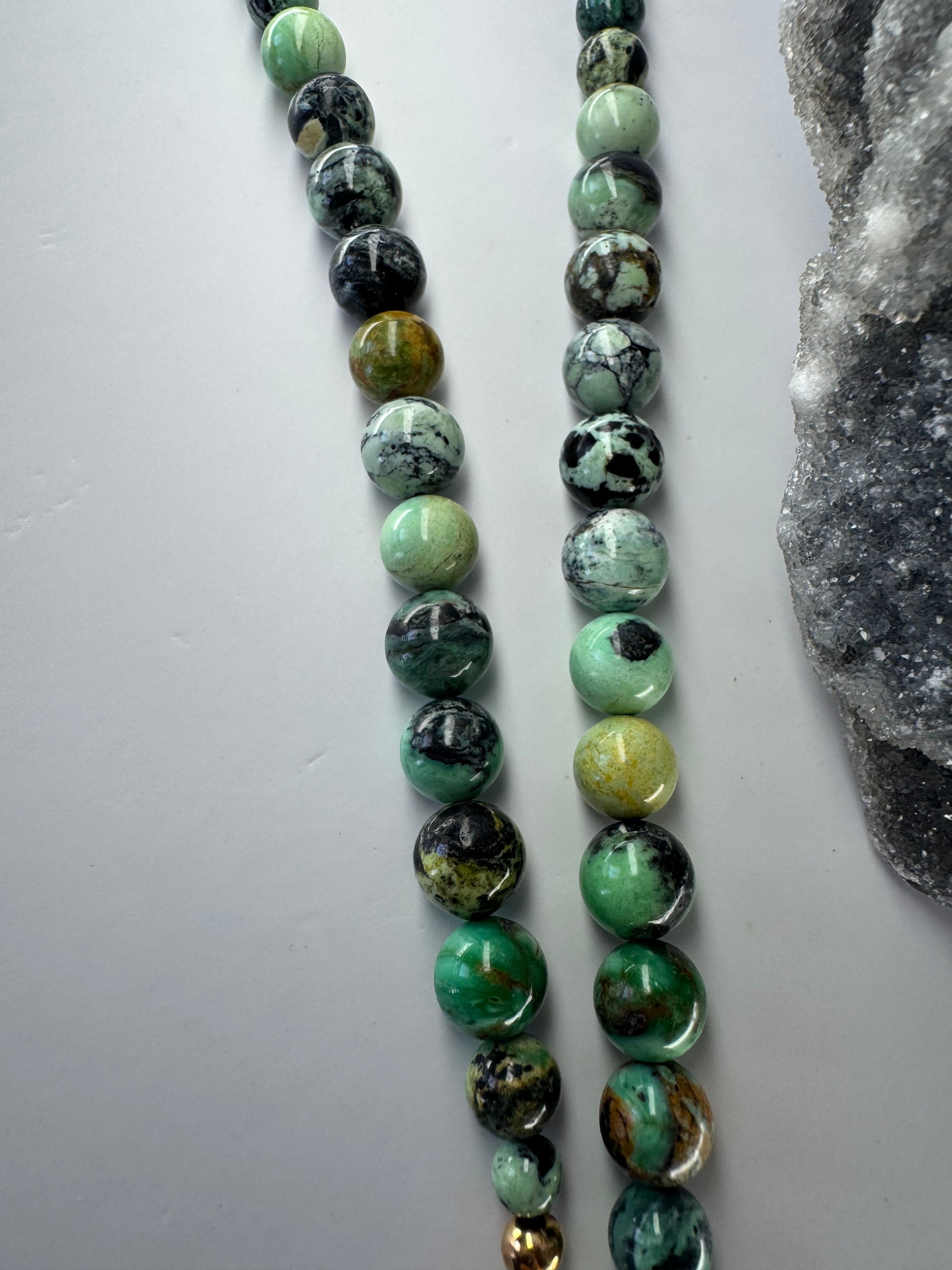 Natural Variscite Gemstone Necklace