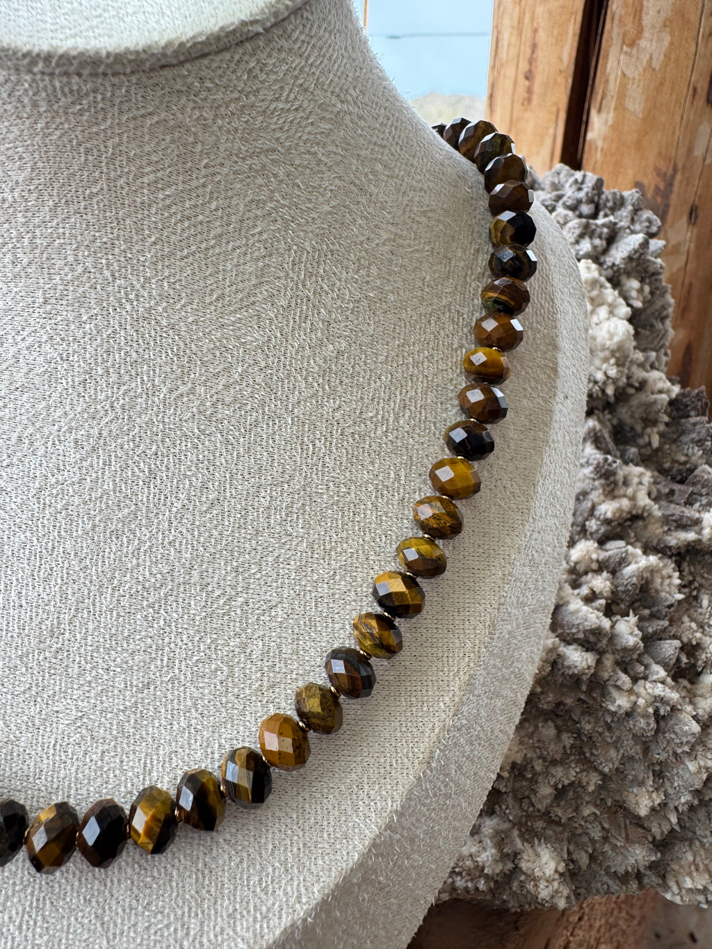Tiger's Eye Faceted Necklace