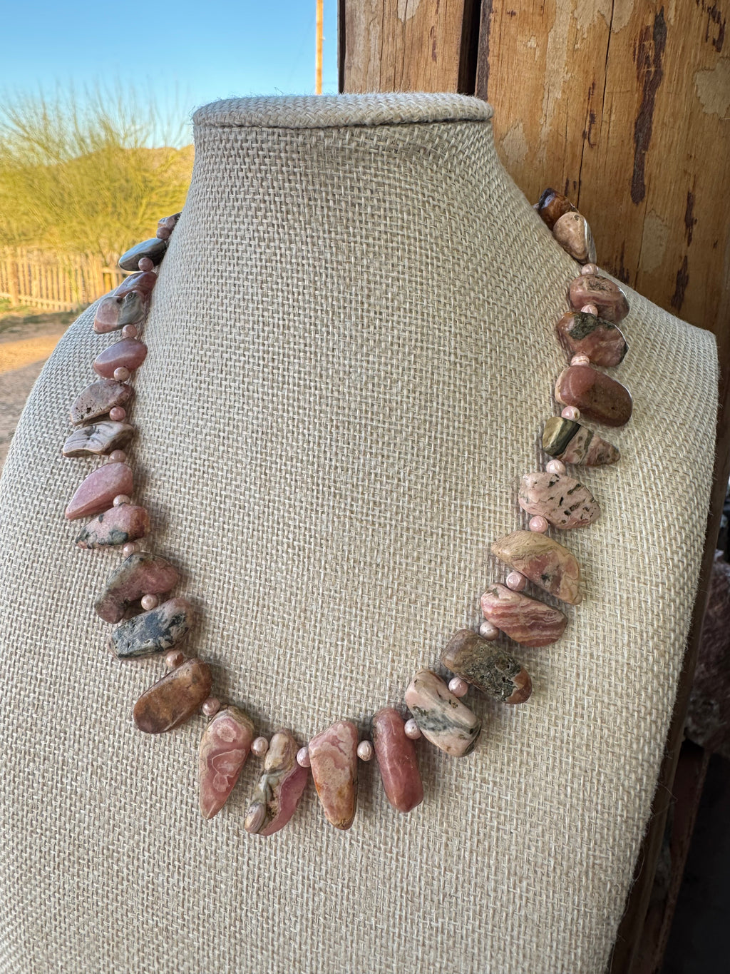 Rhodochrosite Necklace