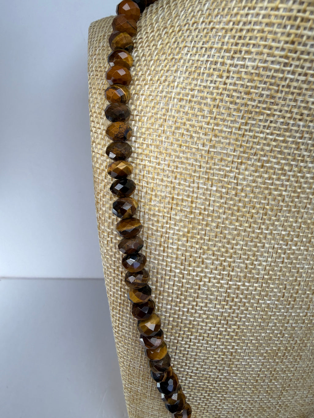 Tiger Eye Faceted Necklace