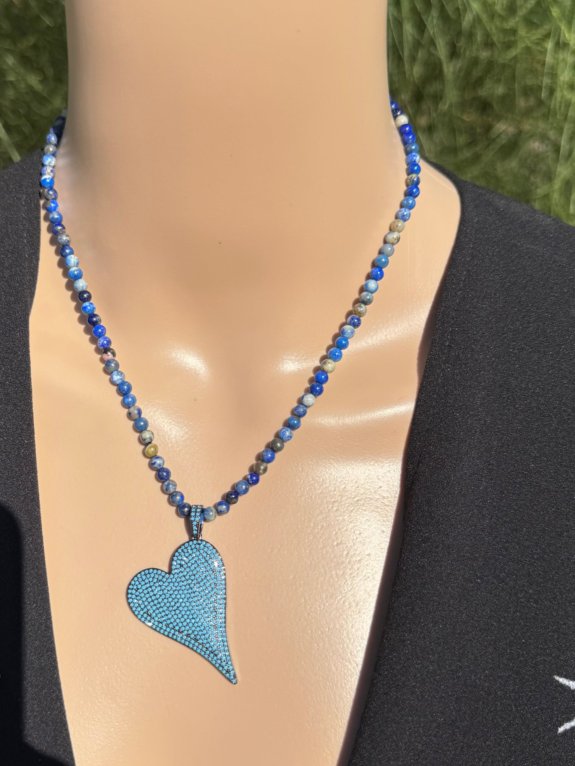 Simple Handmade Gemstone Necklaces – 16” (with 2” extender)