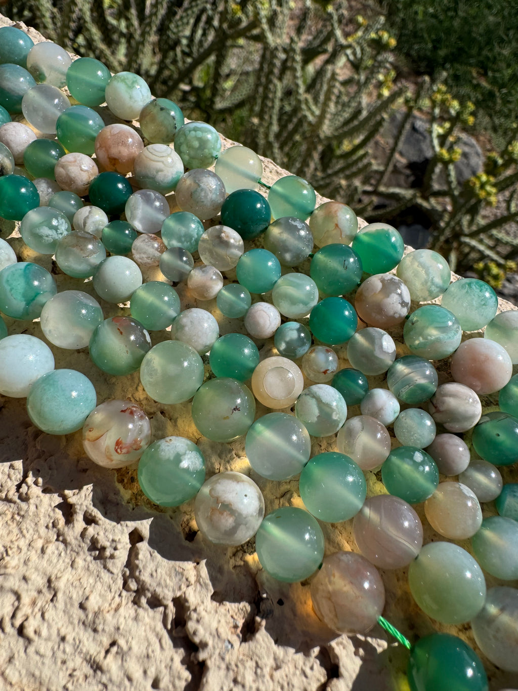 Green Flower Agate - High-Grade Translucent
