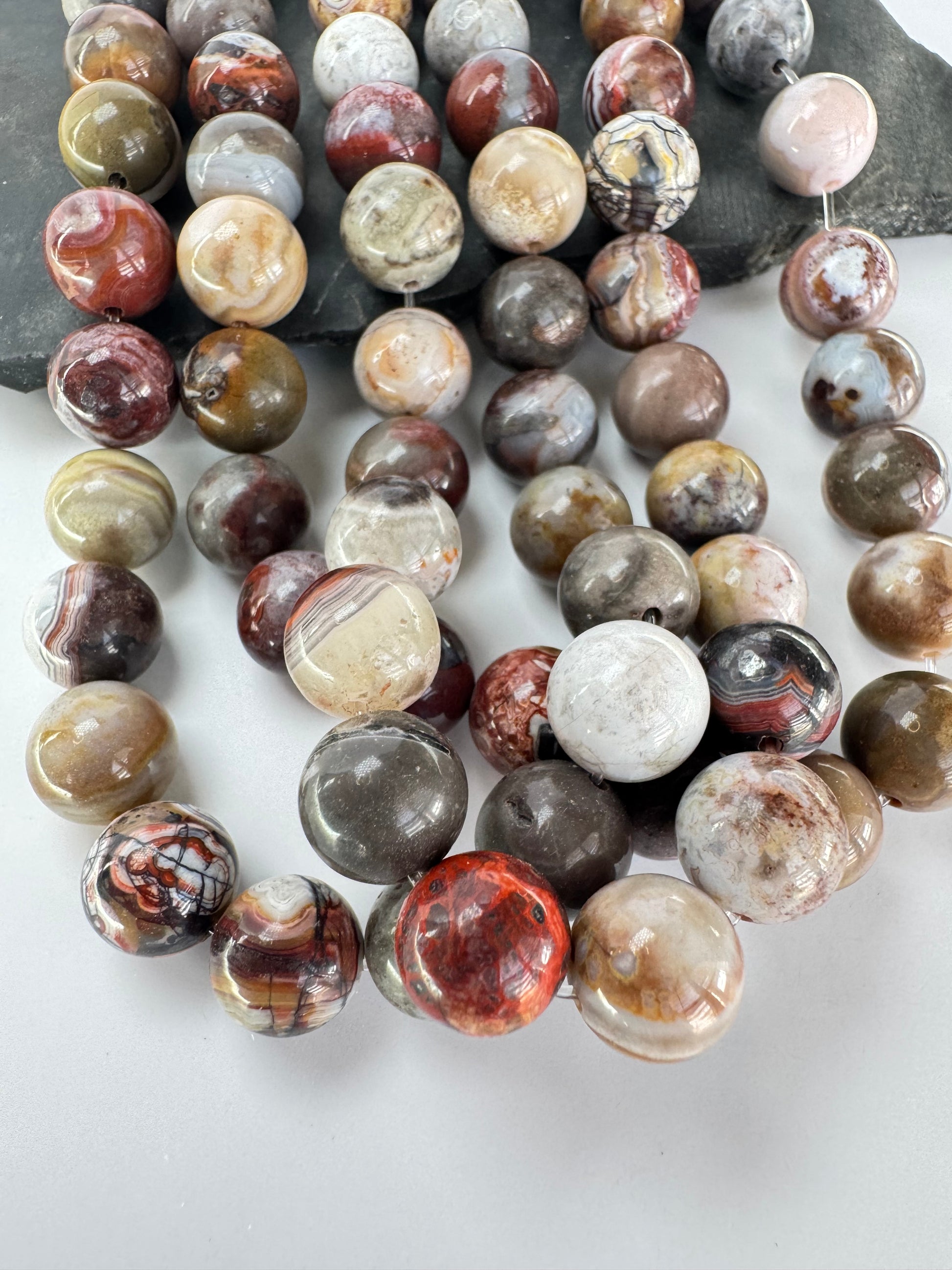 Red Mexican Crazy Lace Agate