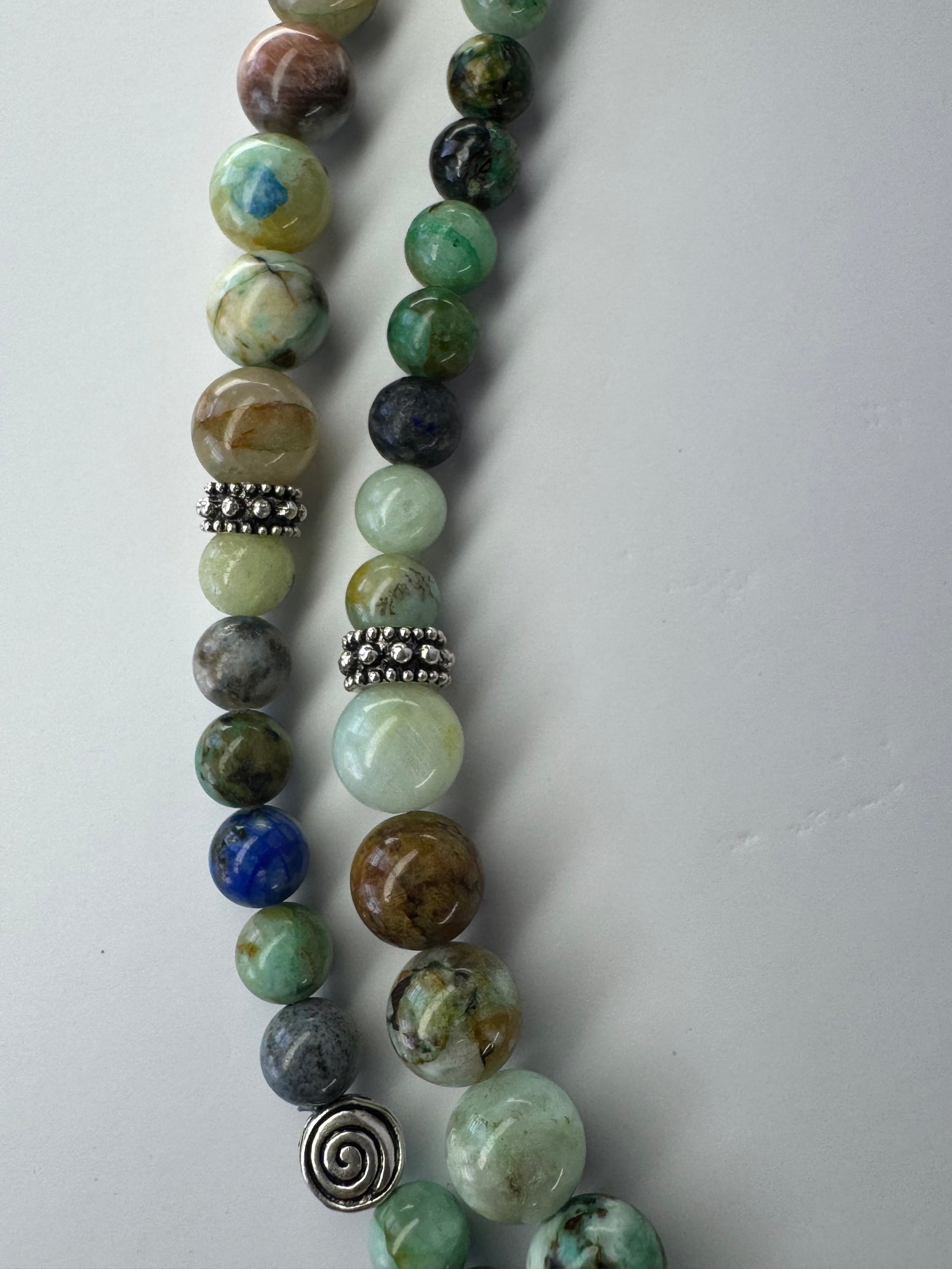 Mongolian Turquoise Necklace & FREE Matching Bracelet