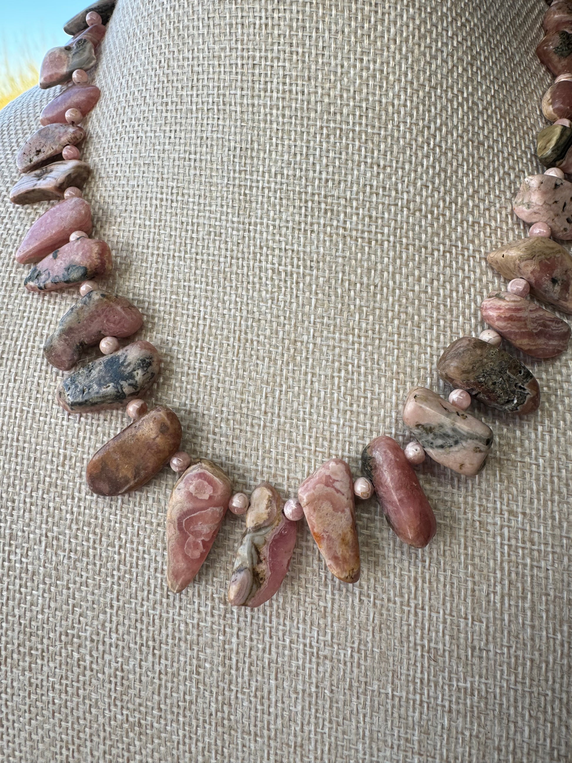 Rhodochrosite Necklace