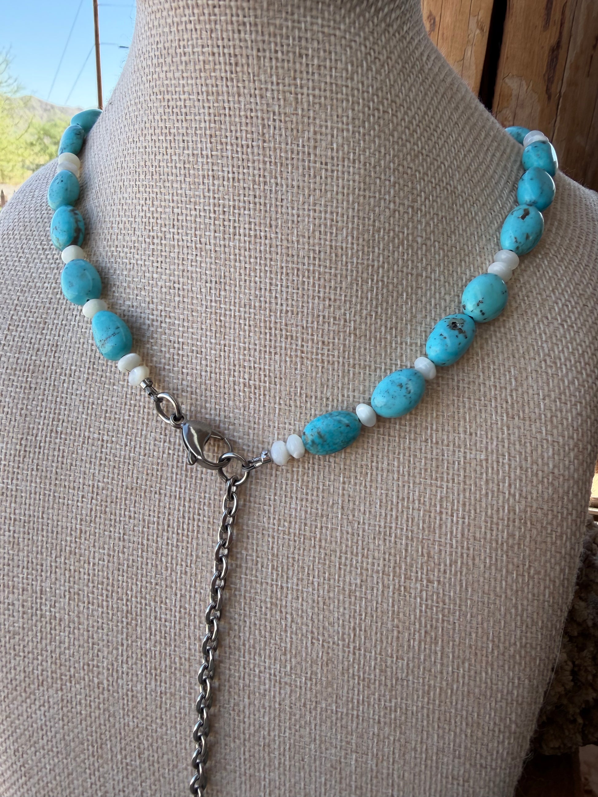Kingman & Baja Shell with Butterfly