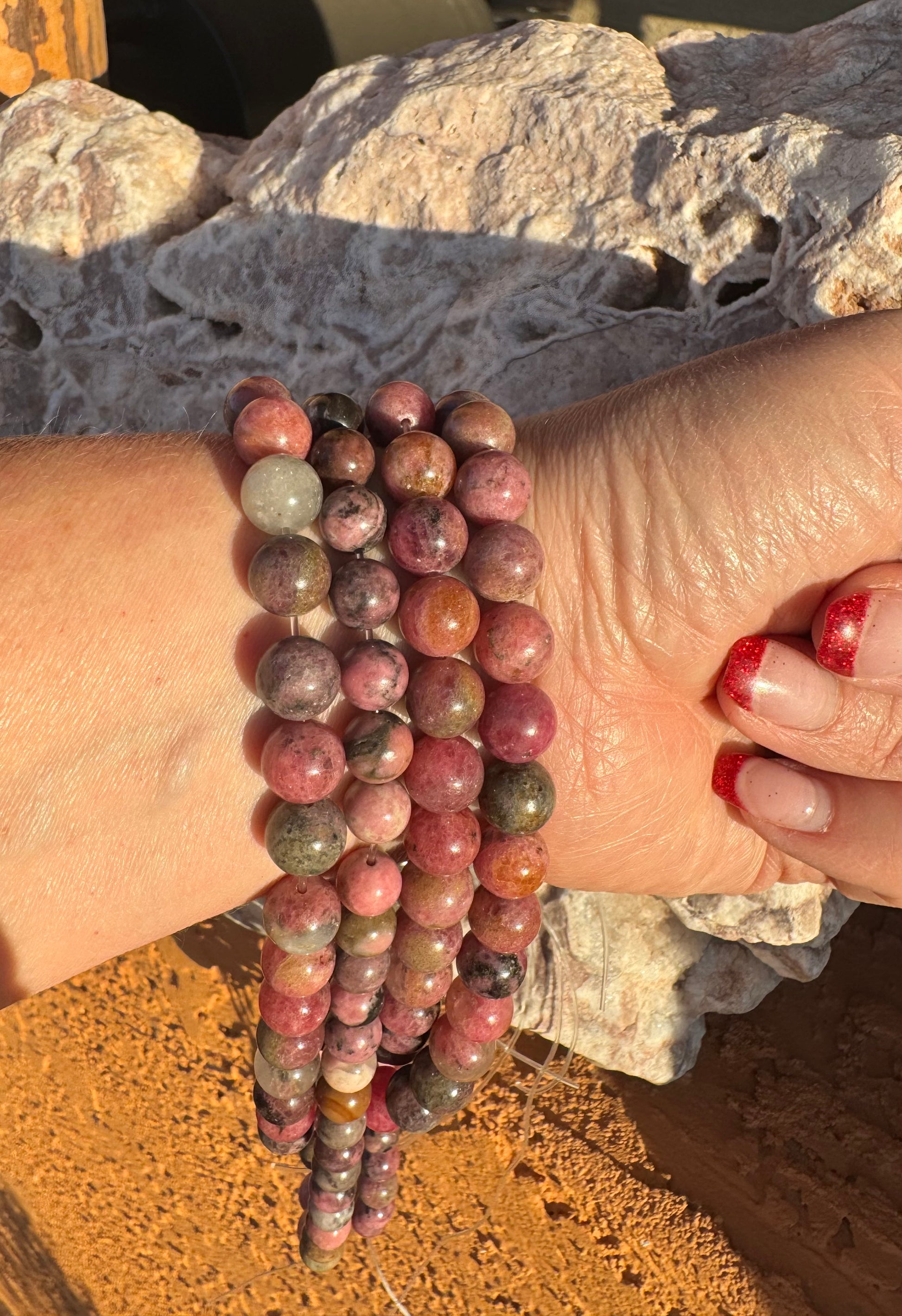 Rhodonite with Matrix