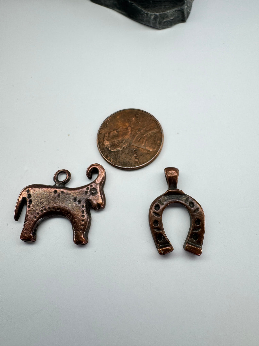 Rustic Copper Charms