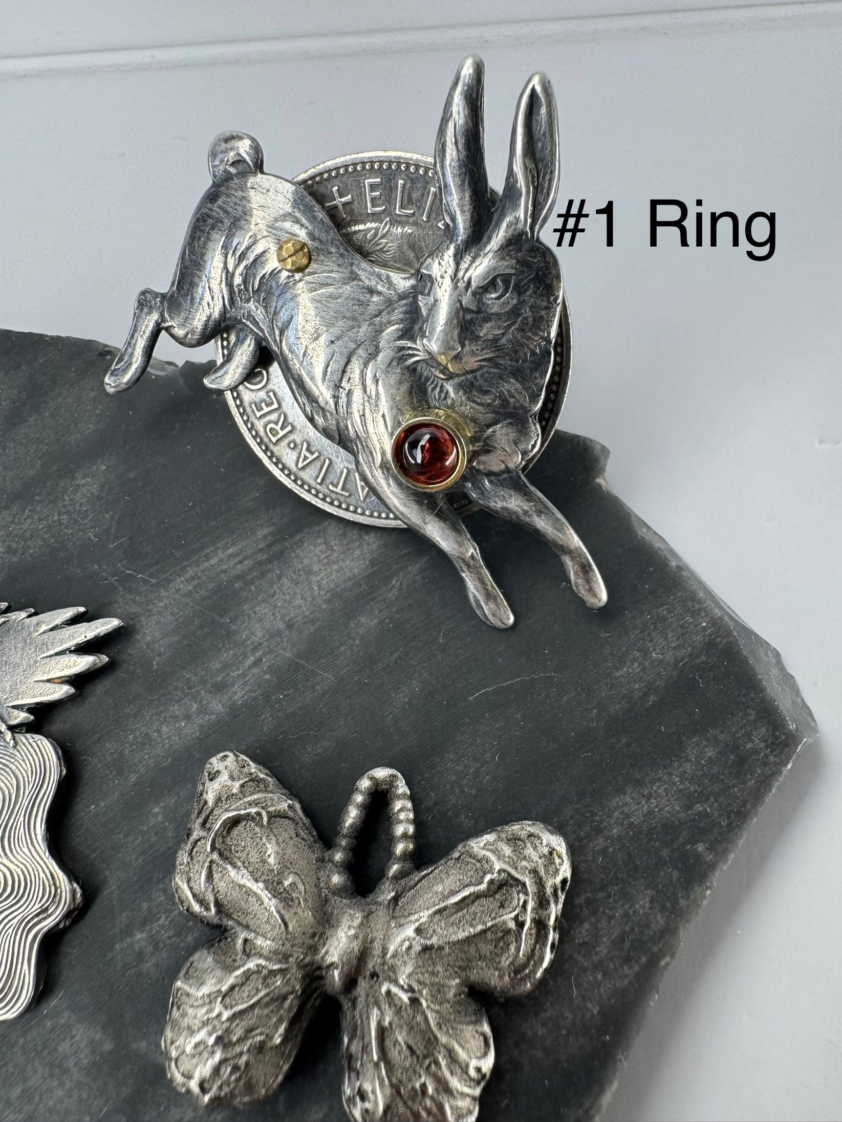 Handmade Pendants & one Ring