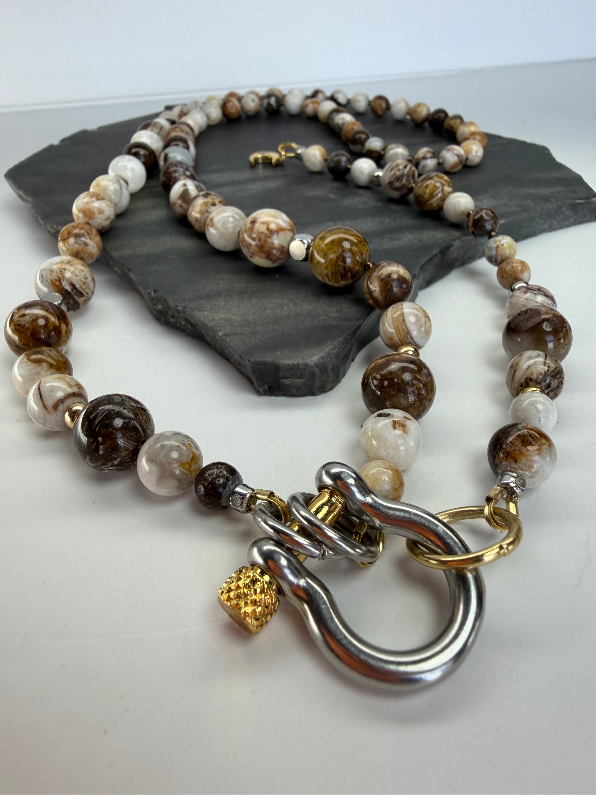 Coffee Jasper Necklace