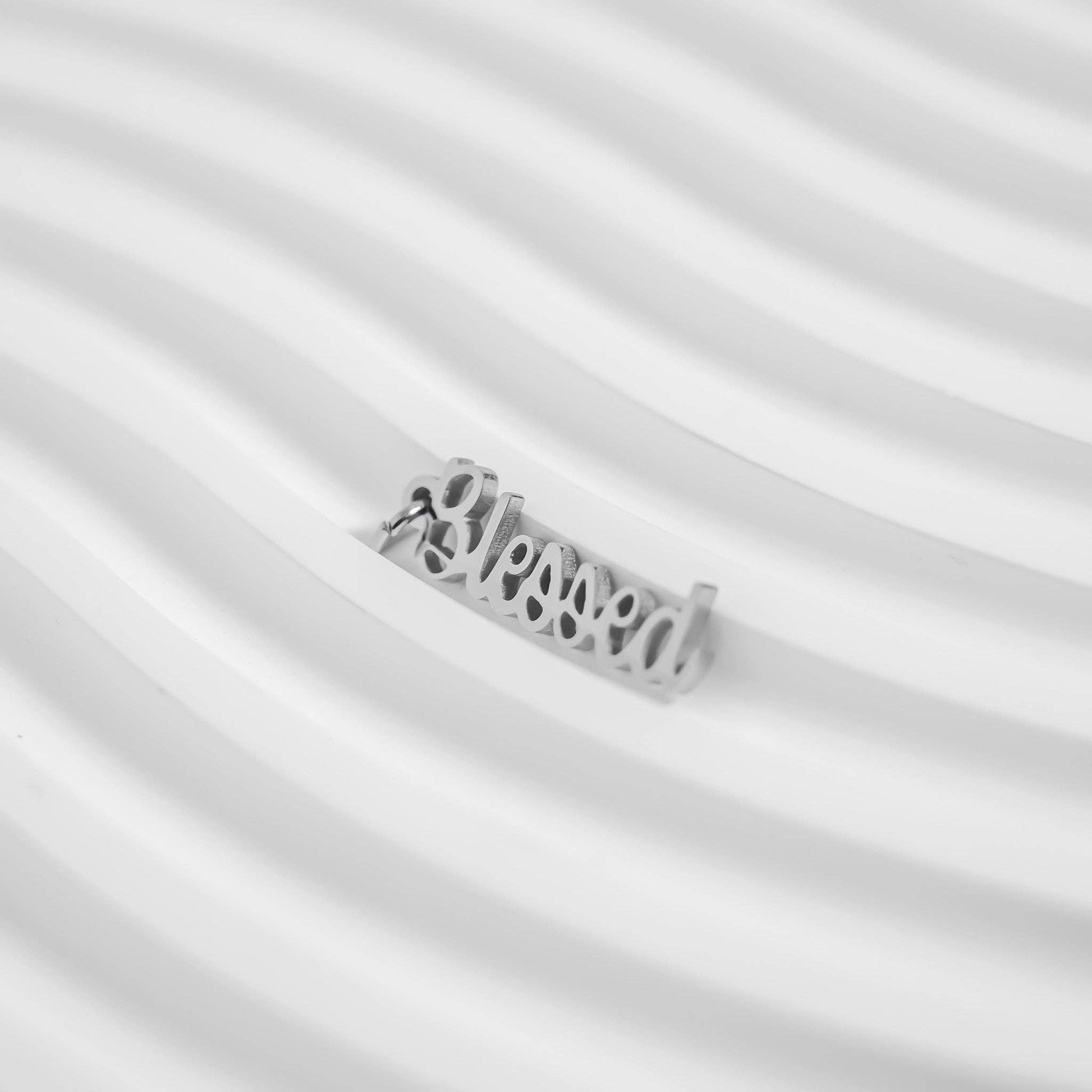 Stainless Steel Blessed Charm