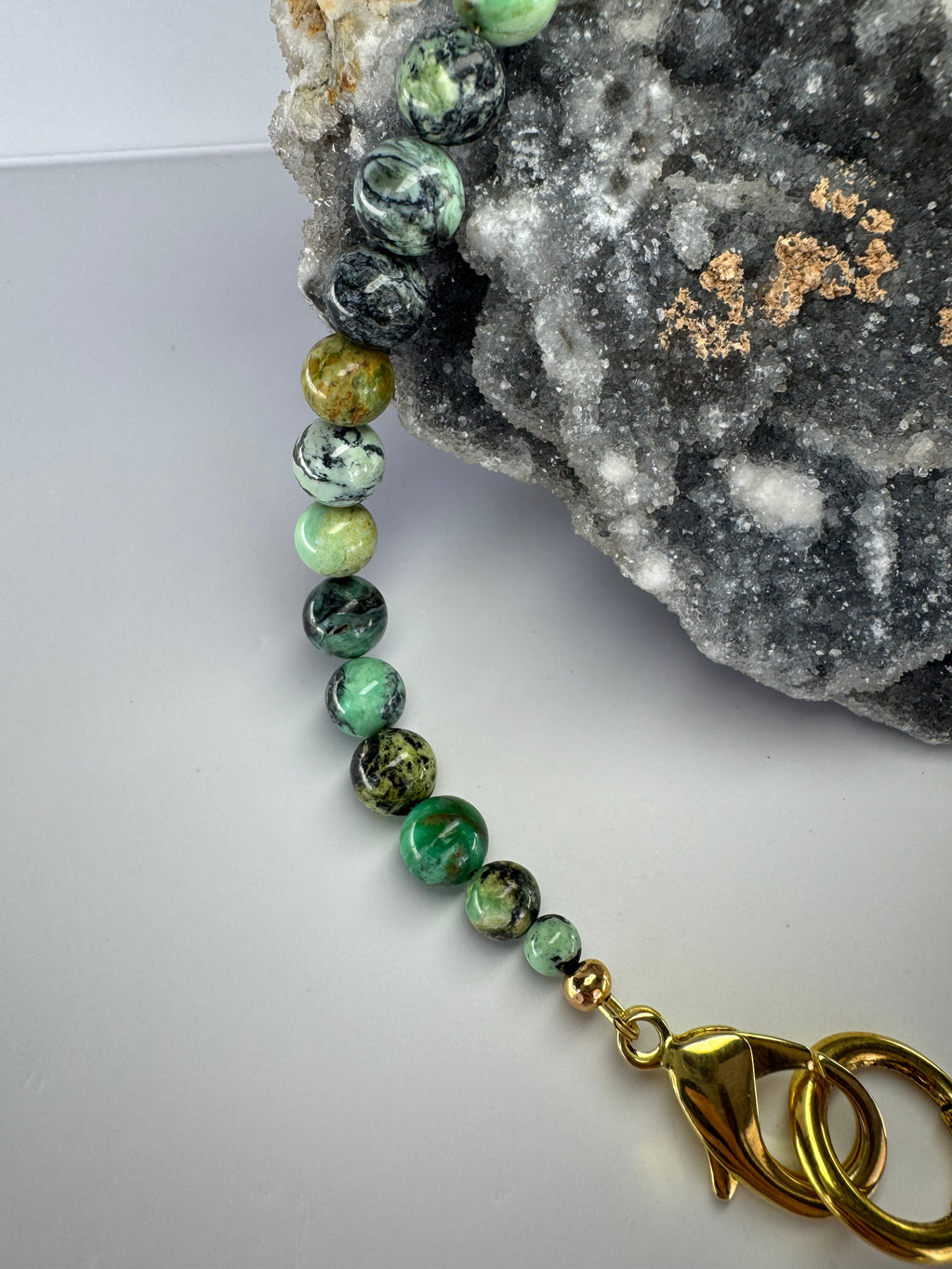 Natural Variscite Gemstone Necklace