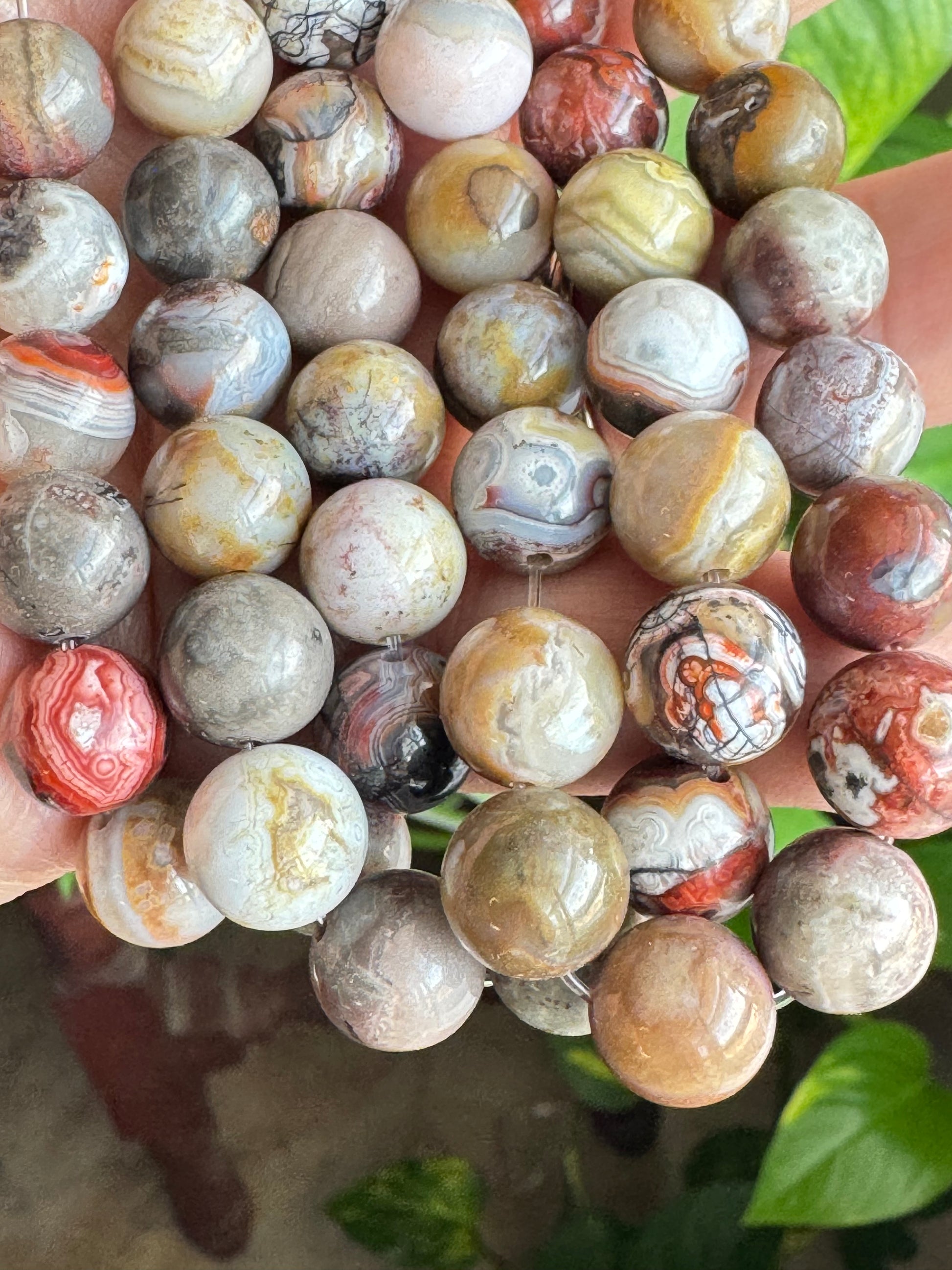 Red Mexican Crazy Lace Agate