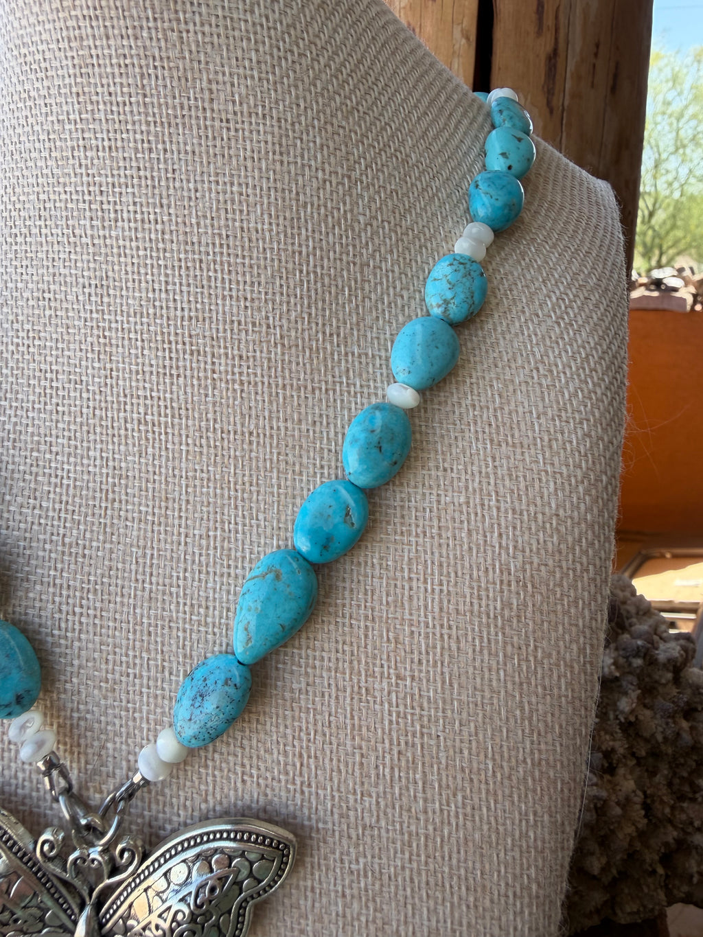 Kingman & Baja Shell with Butterfly