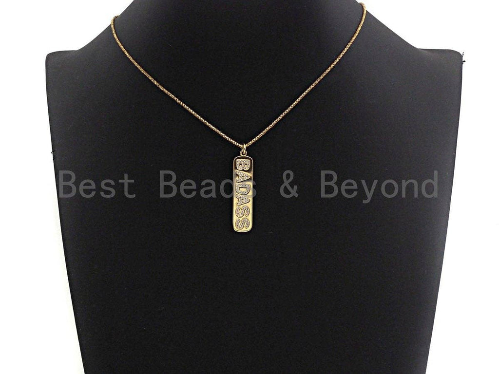 CZ Badass Micro Pave Charm Pendant