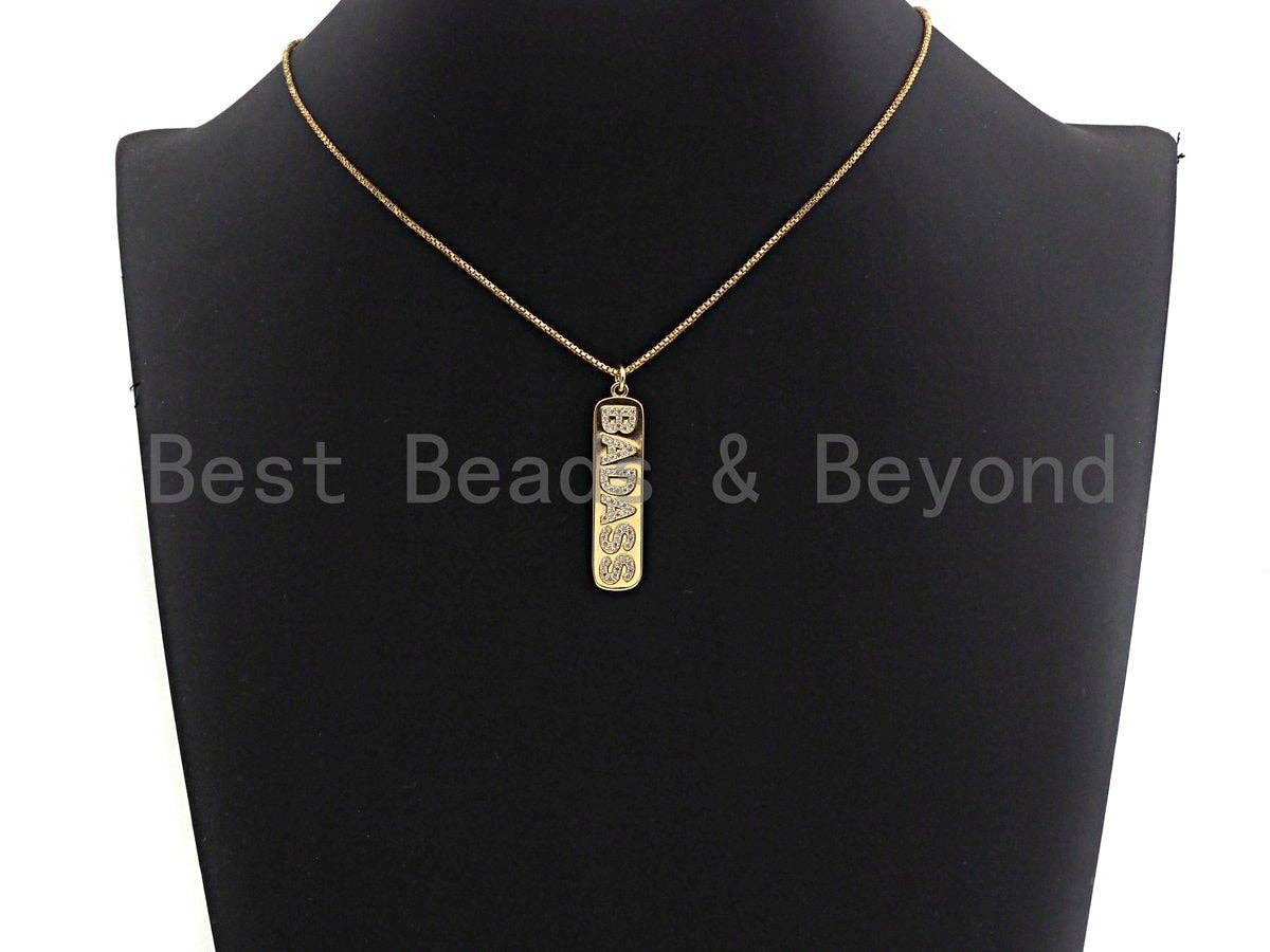 CZ Badass Micro Pave Charm Pendant