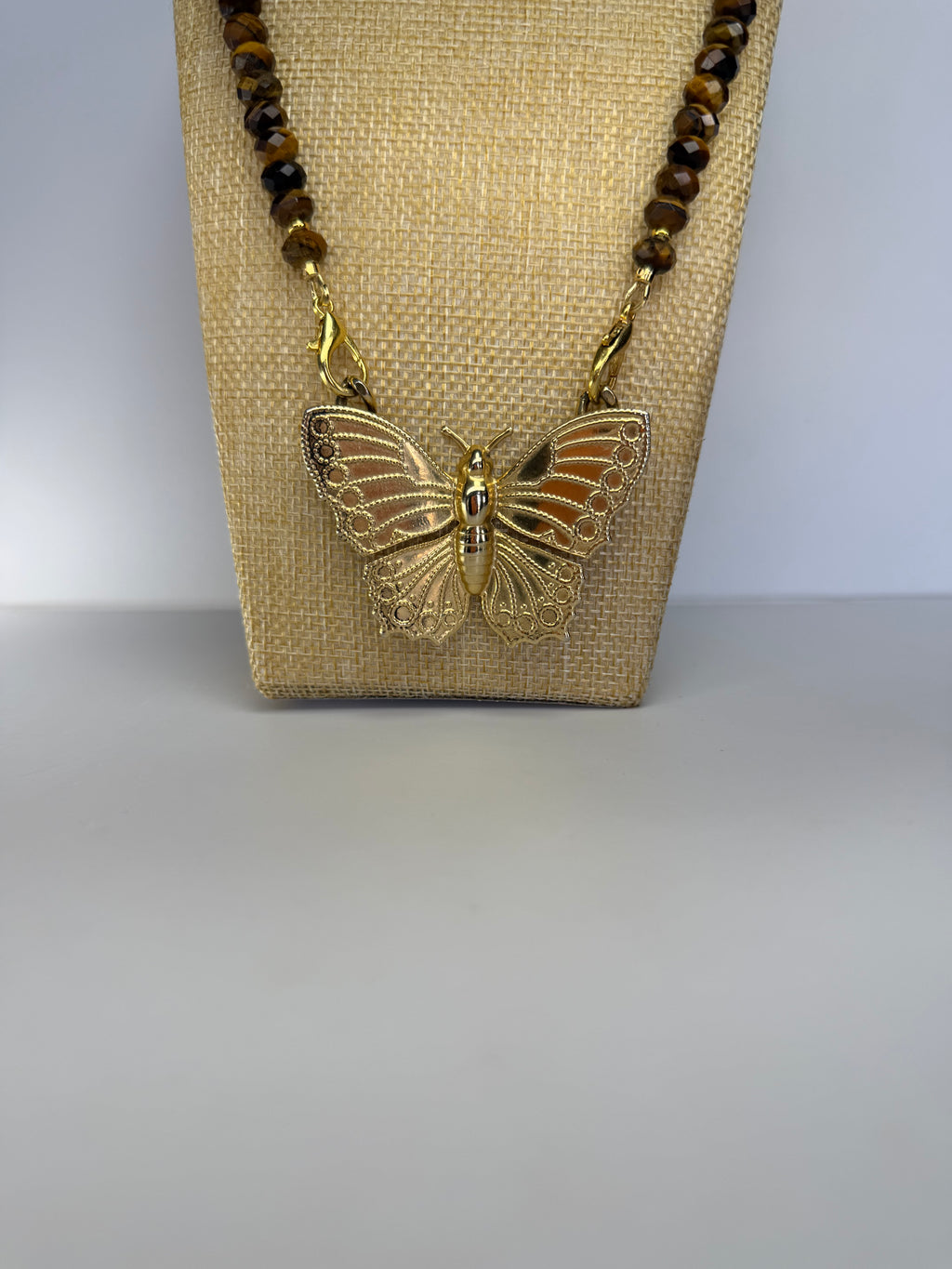 Tiger Eye Faceted Necklace