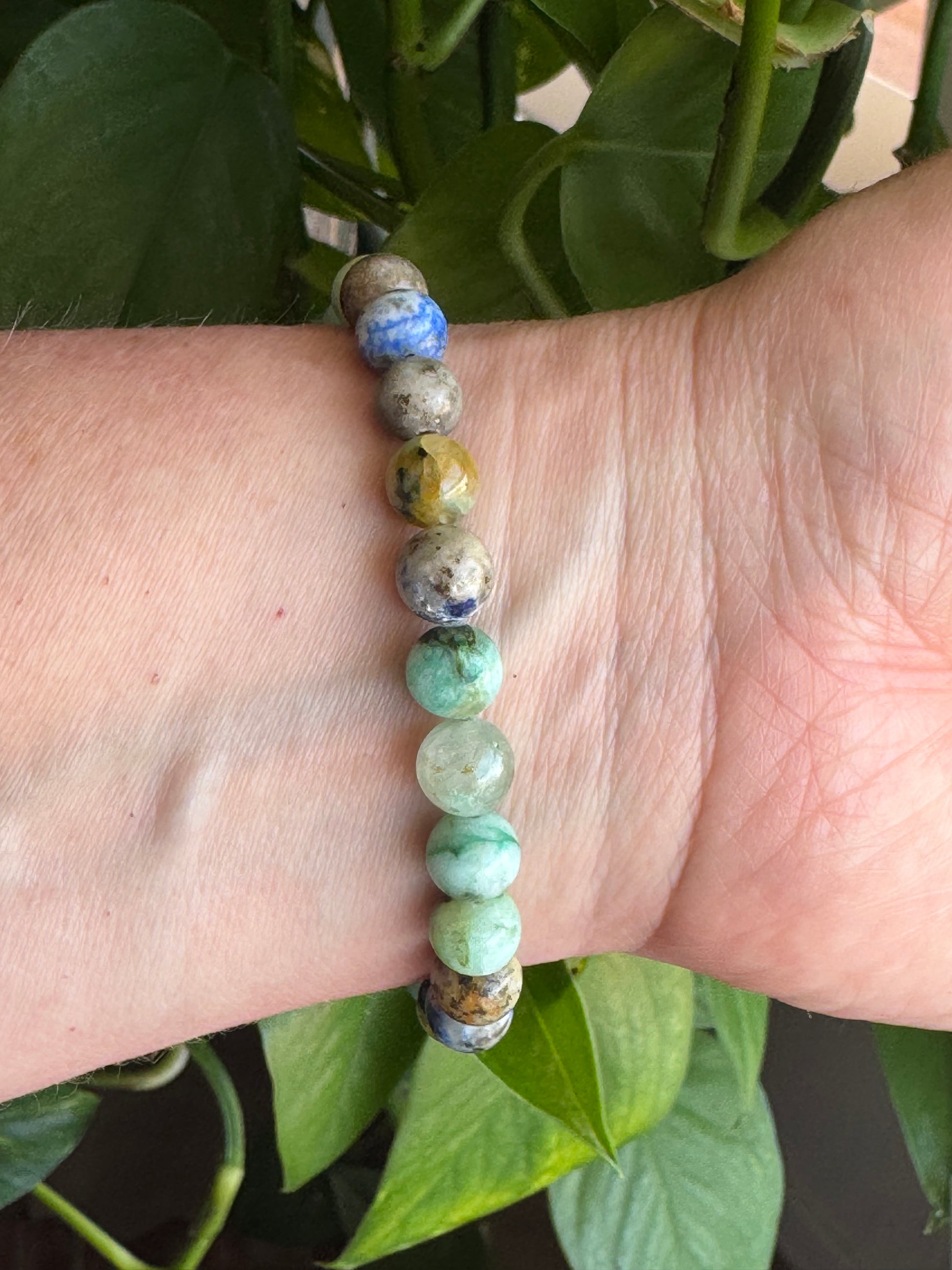 Mongolian Turquoise Necklace & FREE Matching Bracelet