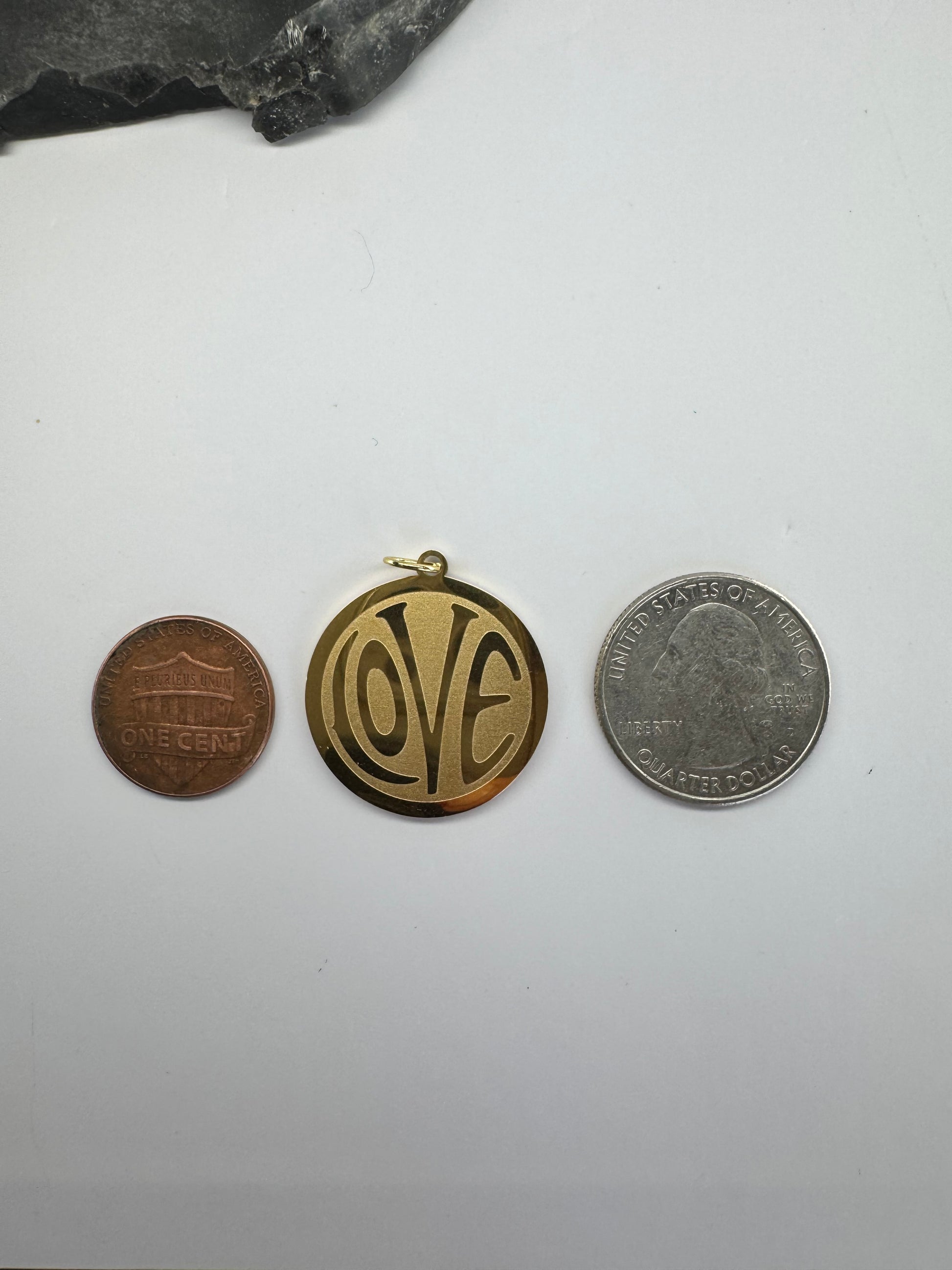 Gold Fill “LOVE” Pendant