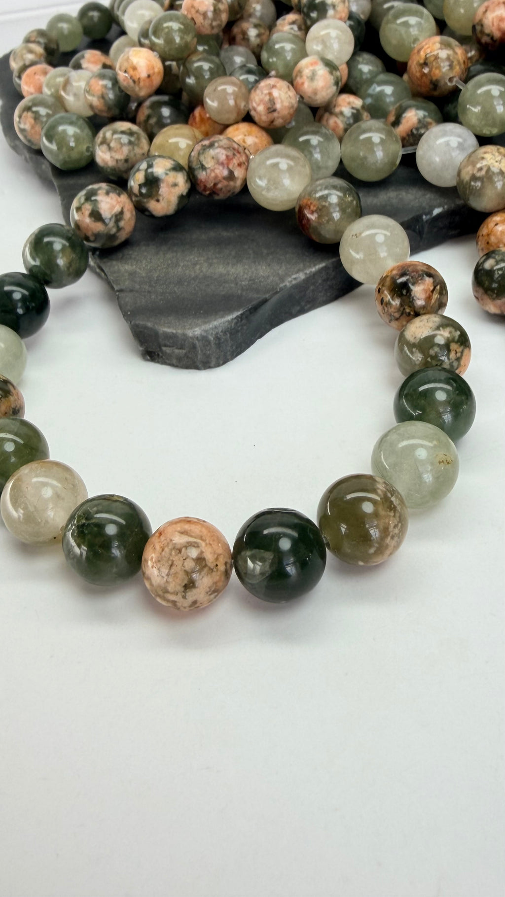 Natural Cherry Blossom Landscape Quartz (Lodolite)