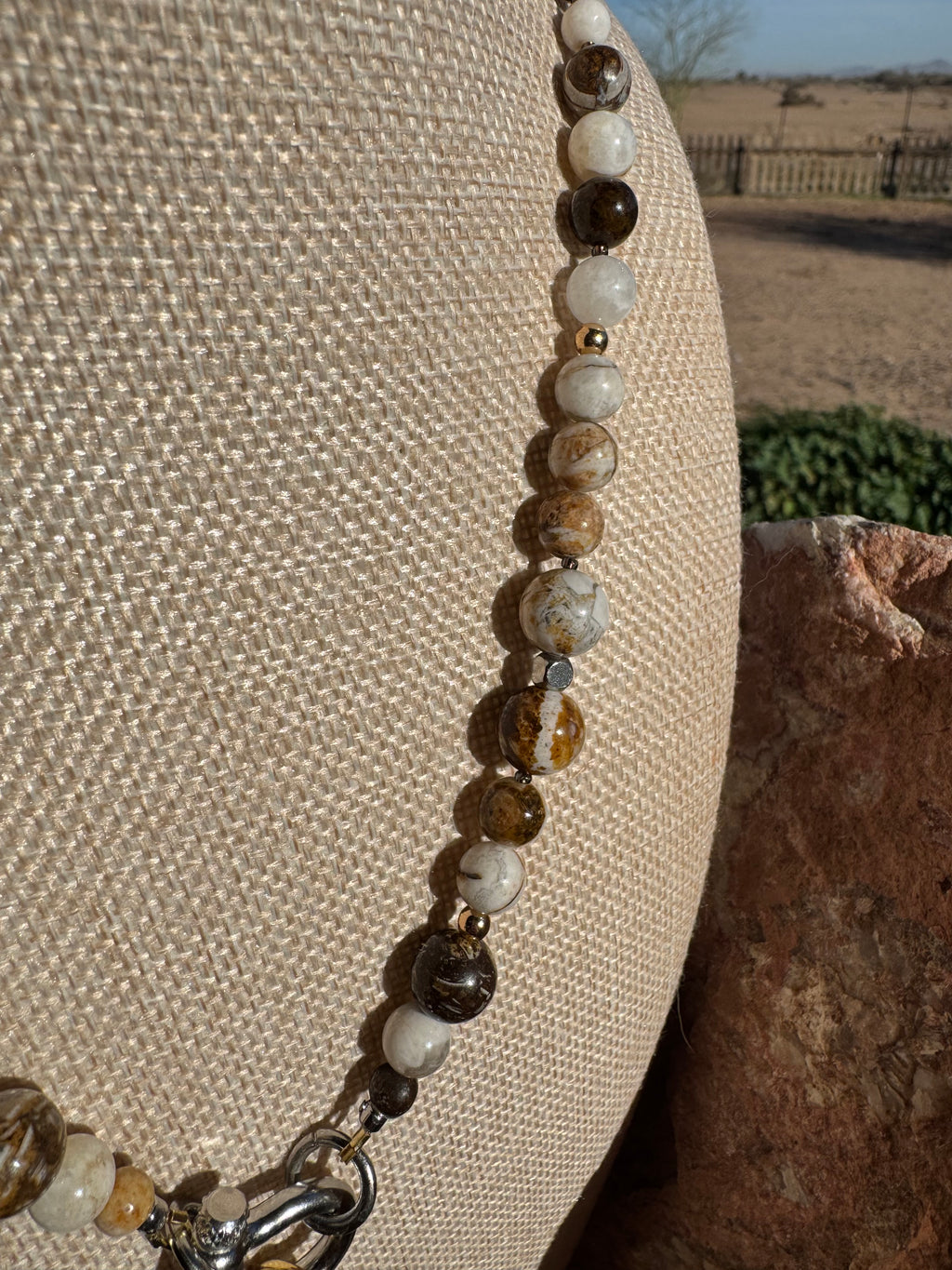 Coffee Jasper Necklace