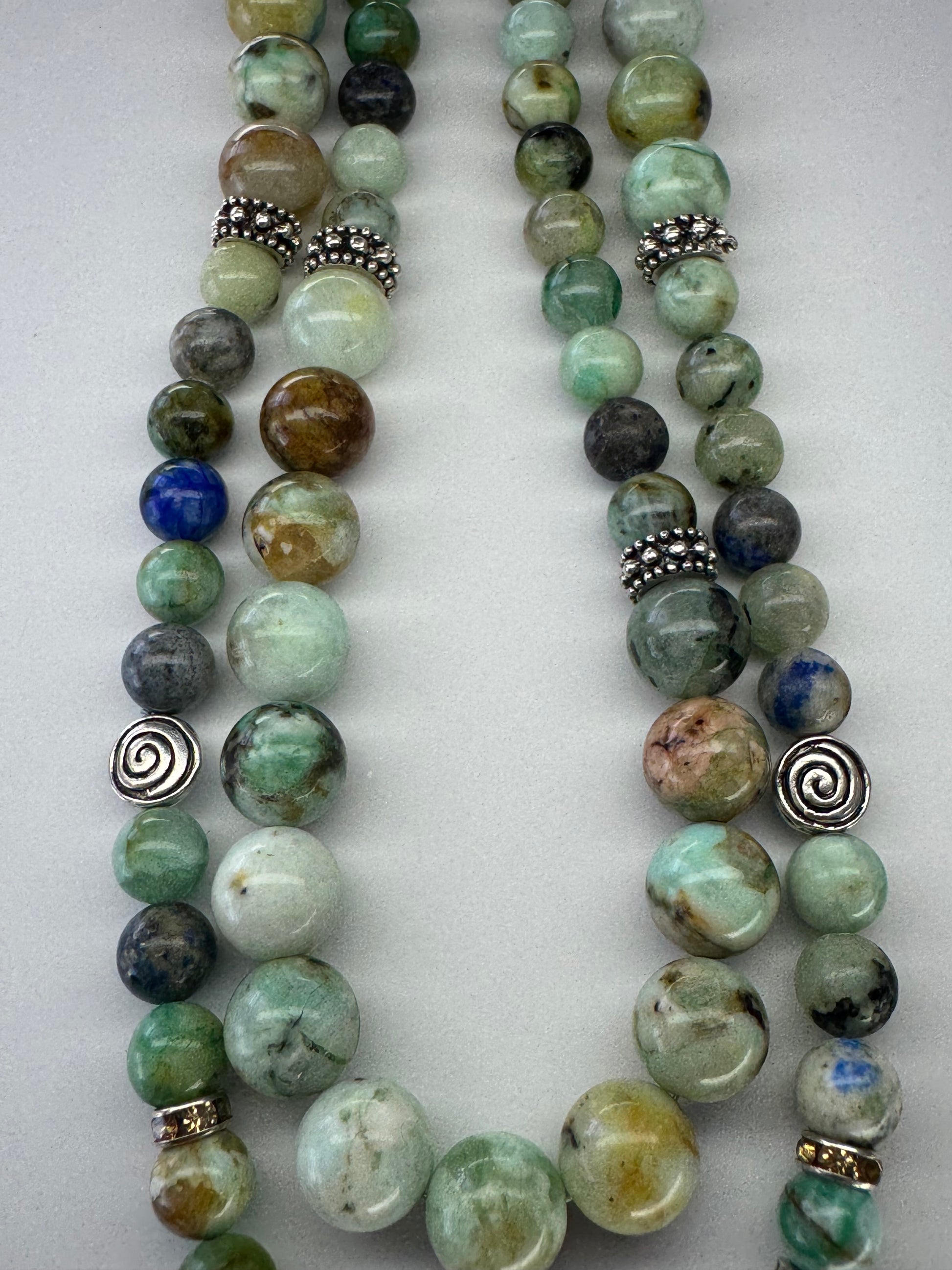 Mongolian Turquoise Necklace & FREE Matching Bracelet