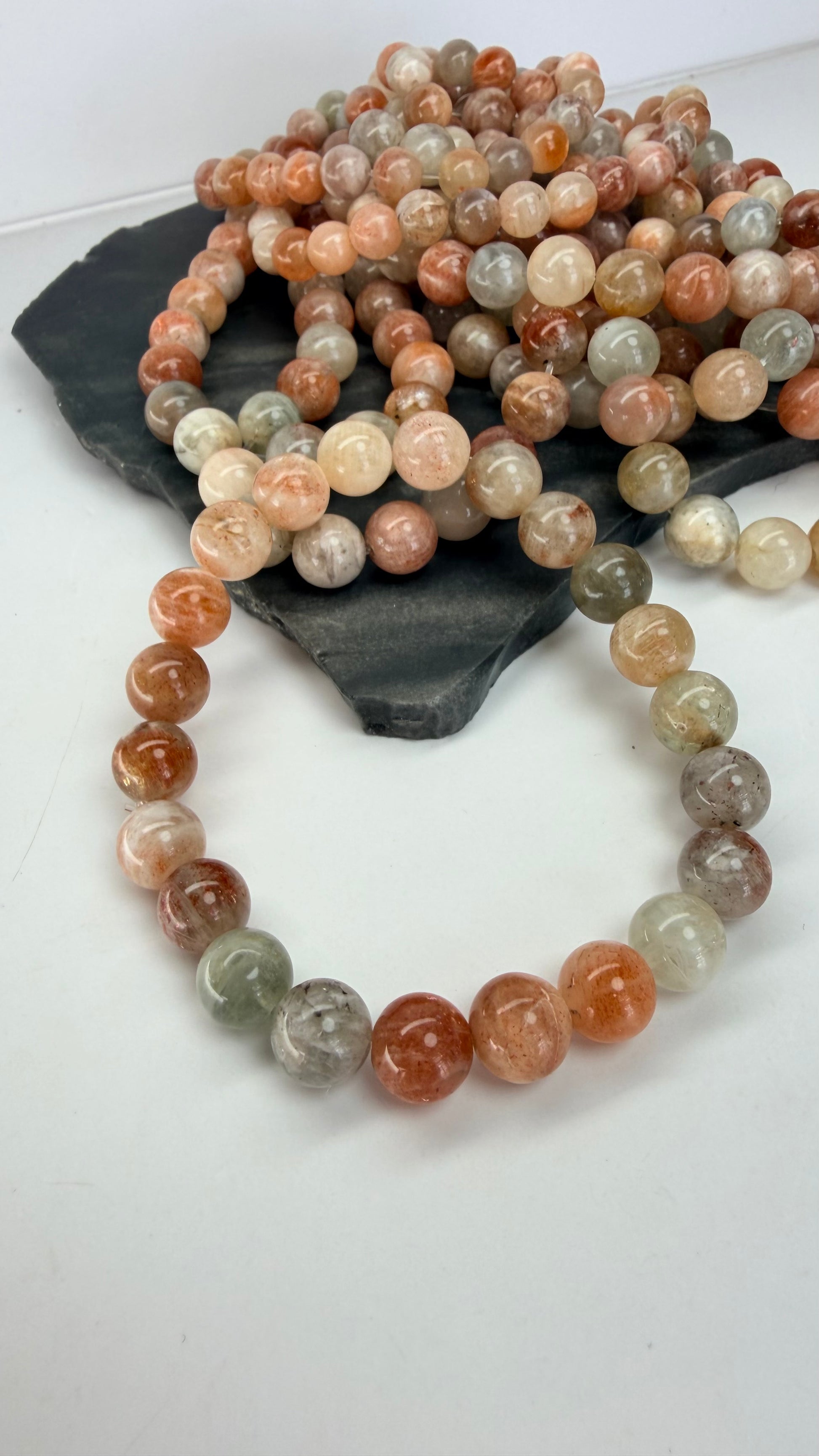 Fire Sunstone with Feldspar Variations