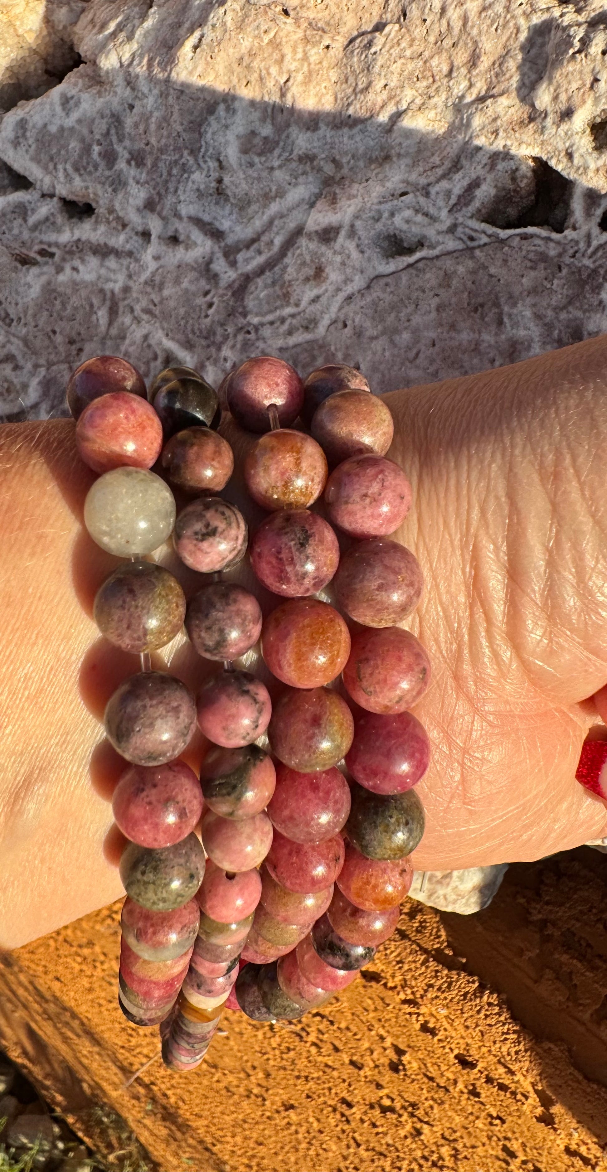 Rhodonite with Matrix