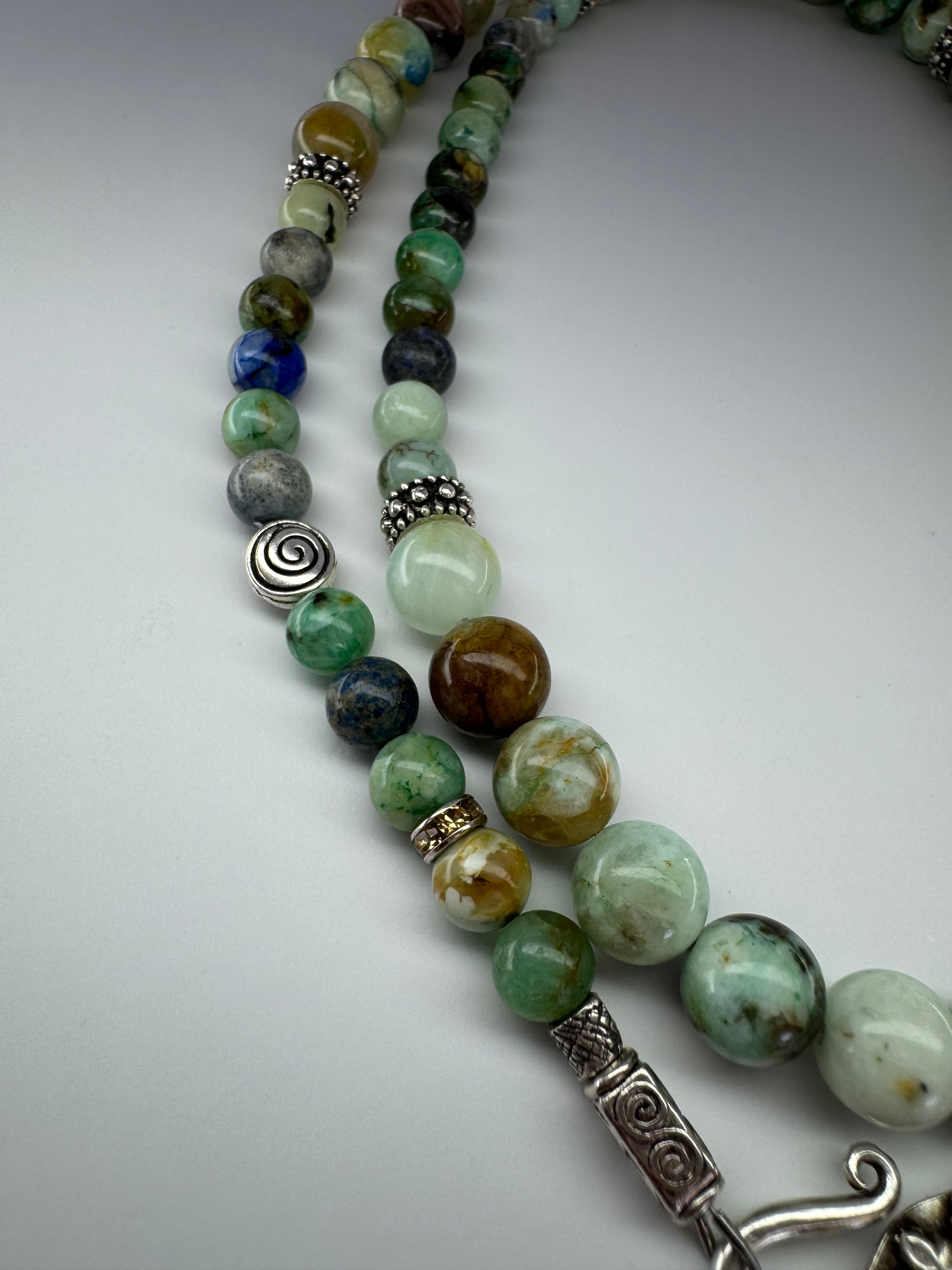 Mongolian Turquoise Necklace & FREE Matching Bracelet