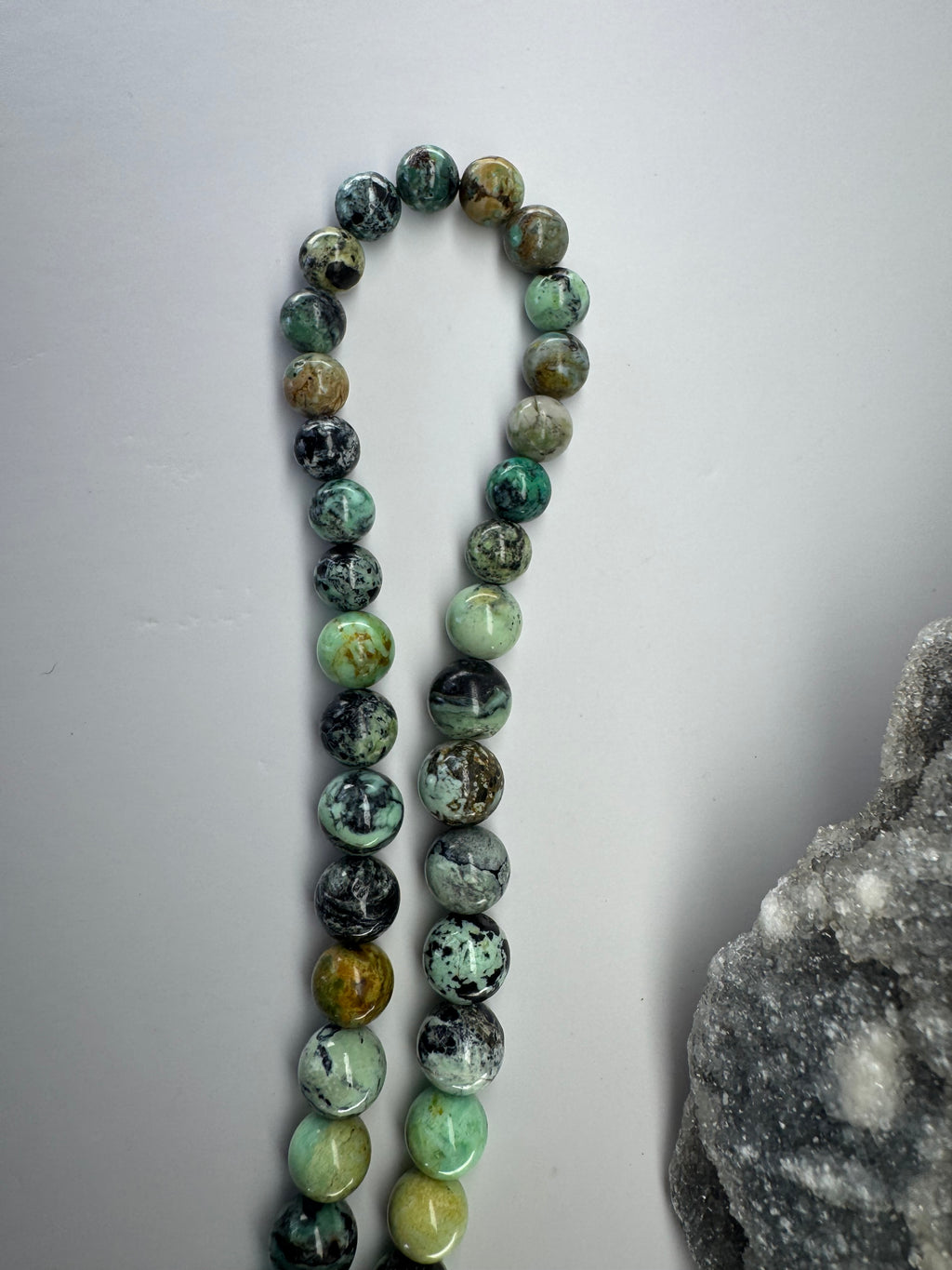 Natural Variscite Gemstone Necklace