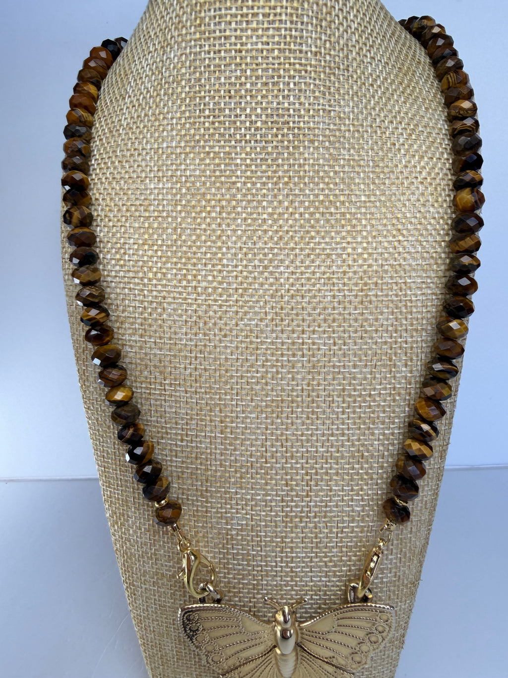 Tiger Eye Faceted Necklace