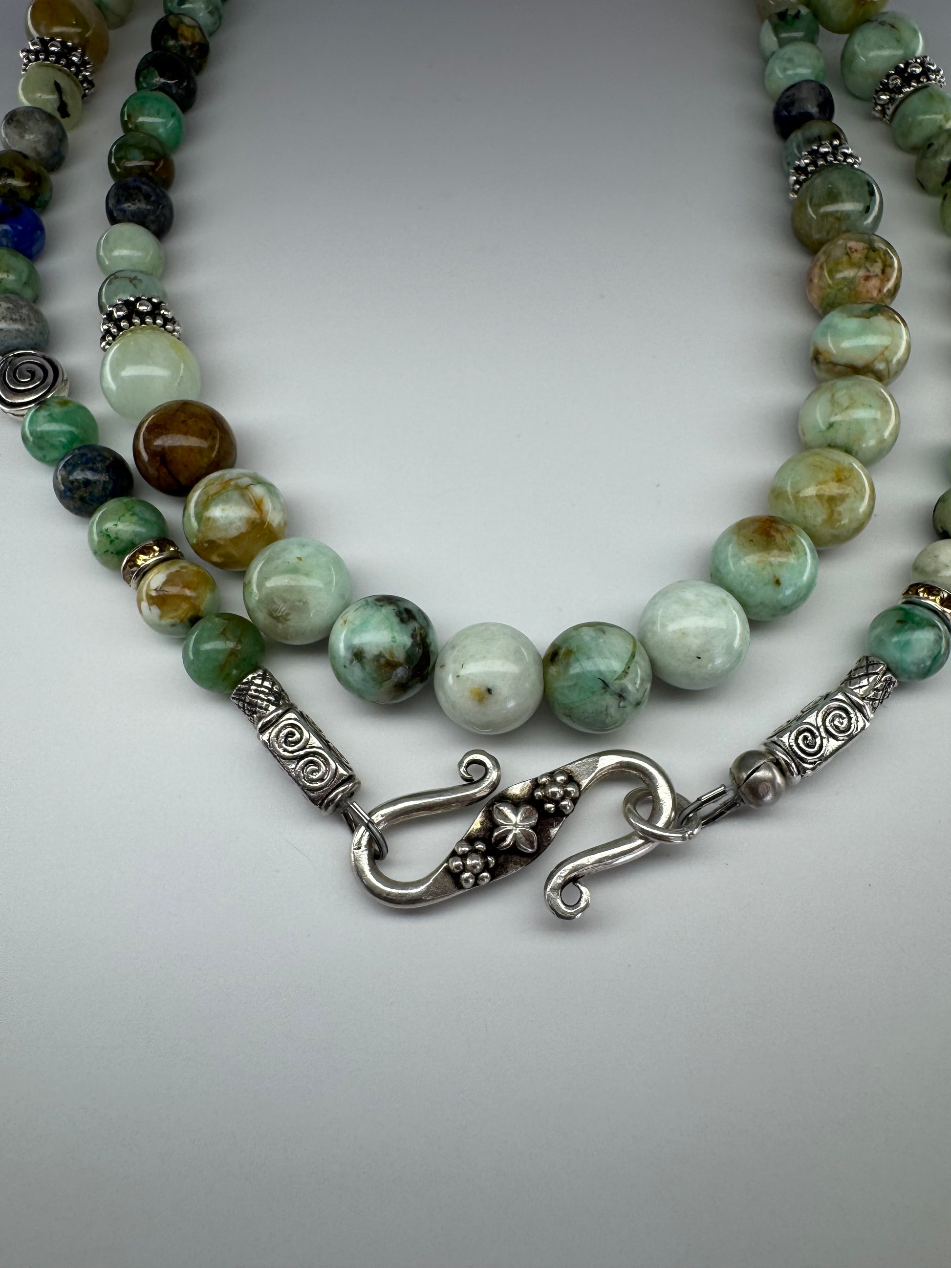 Mongolian Turquoise Necklace & FREE Matching Bracelet