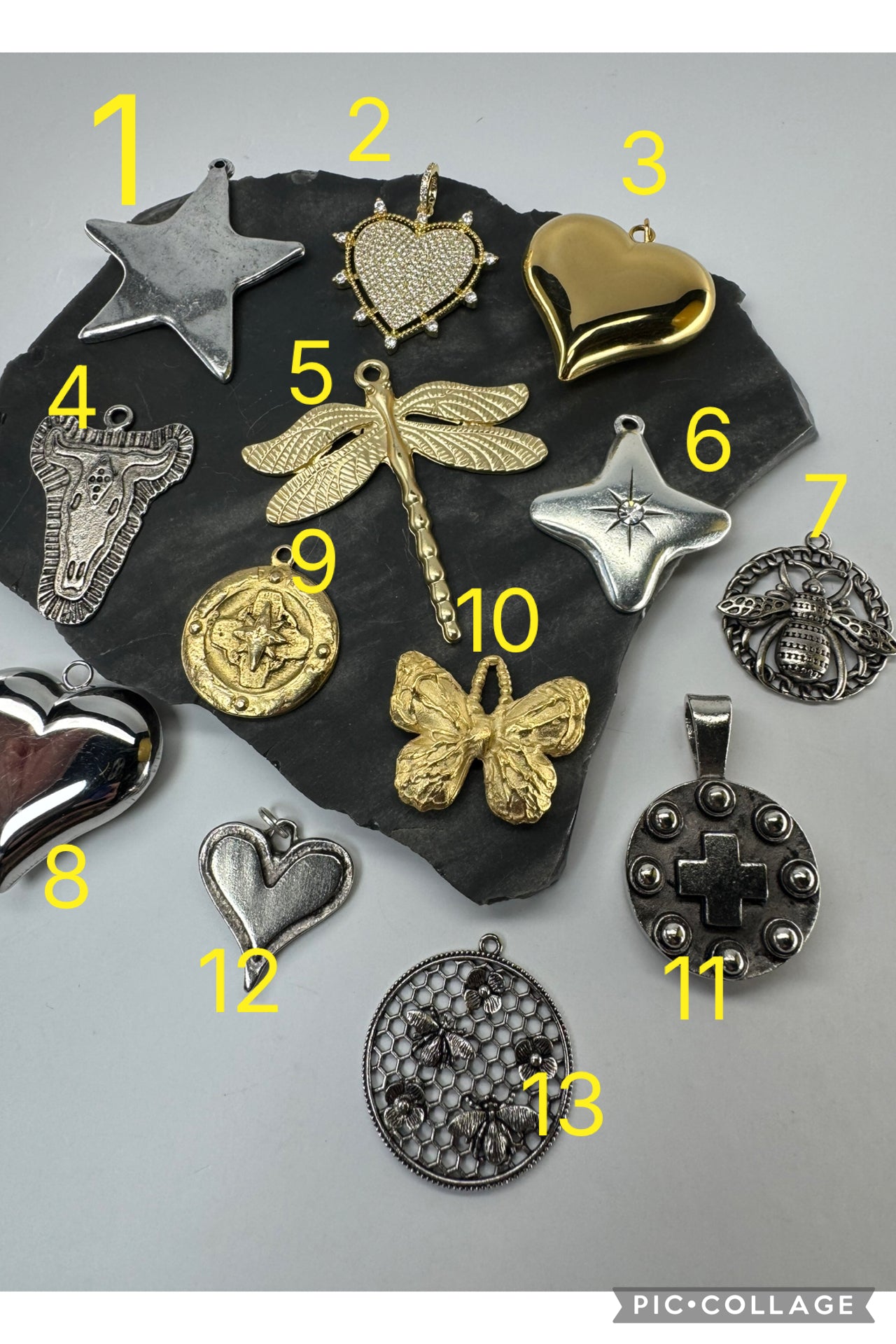 Desert Star Pendants & Charms
