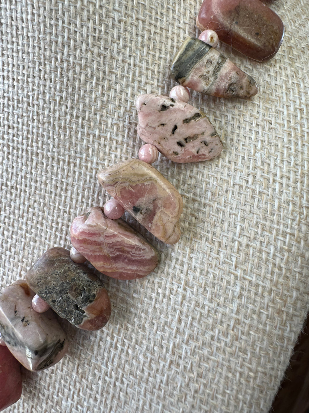 Rhodochrosite Necklace
