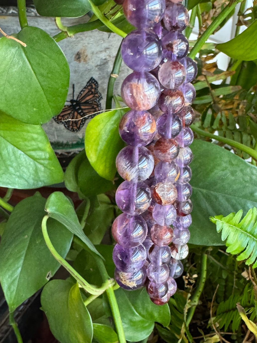 Super Seven Quartz (Amethyst with Lepidocrocite Inclusions)