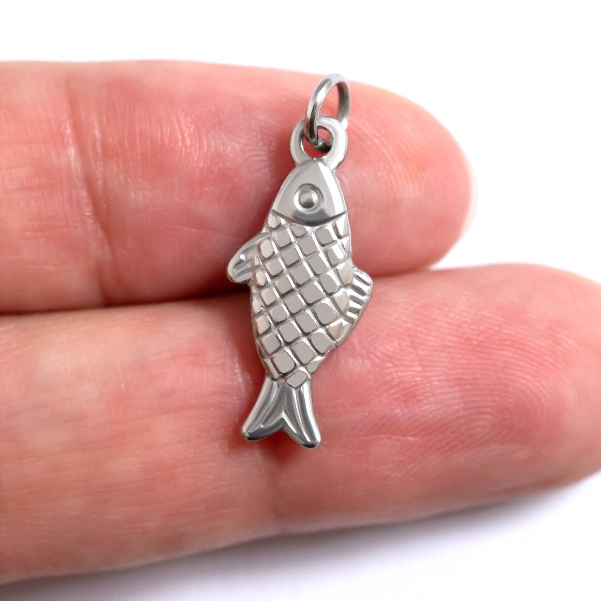 Stainless Steel Fish Charm