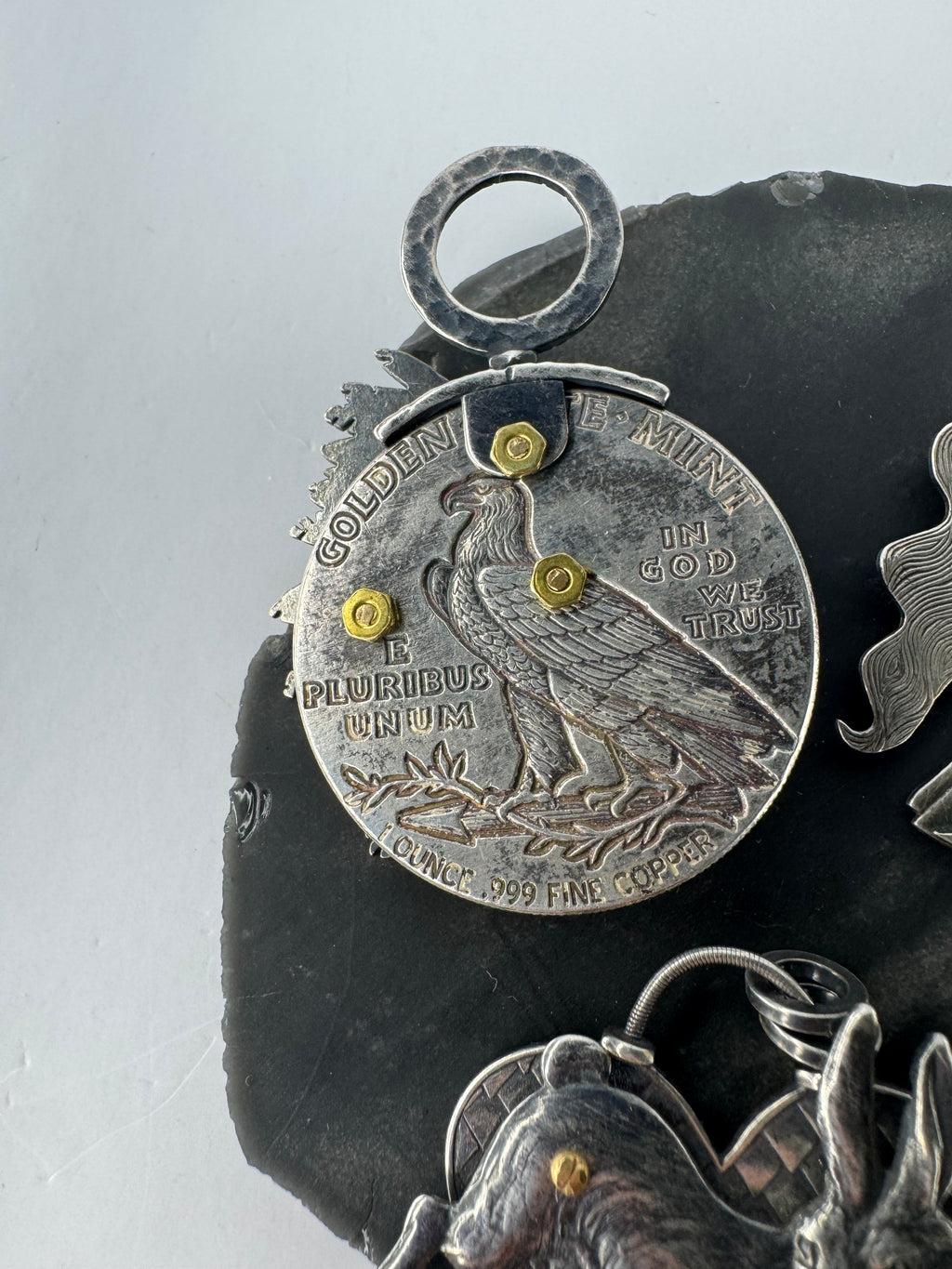 Handmade Pendants & one Ring