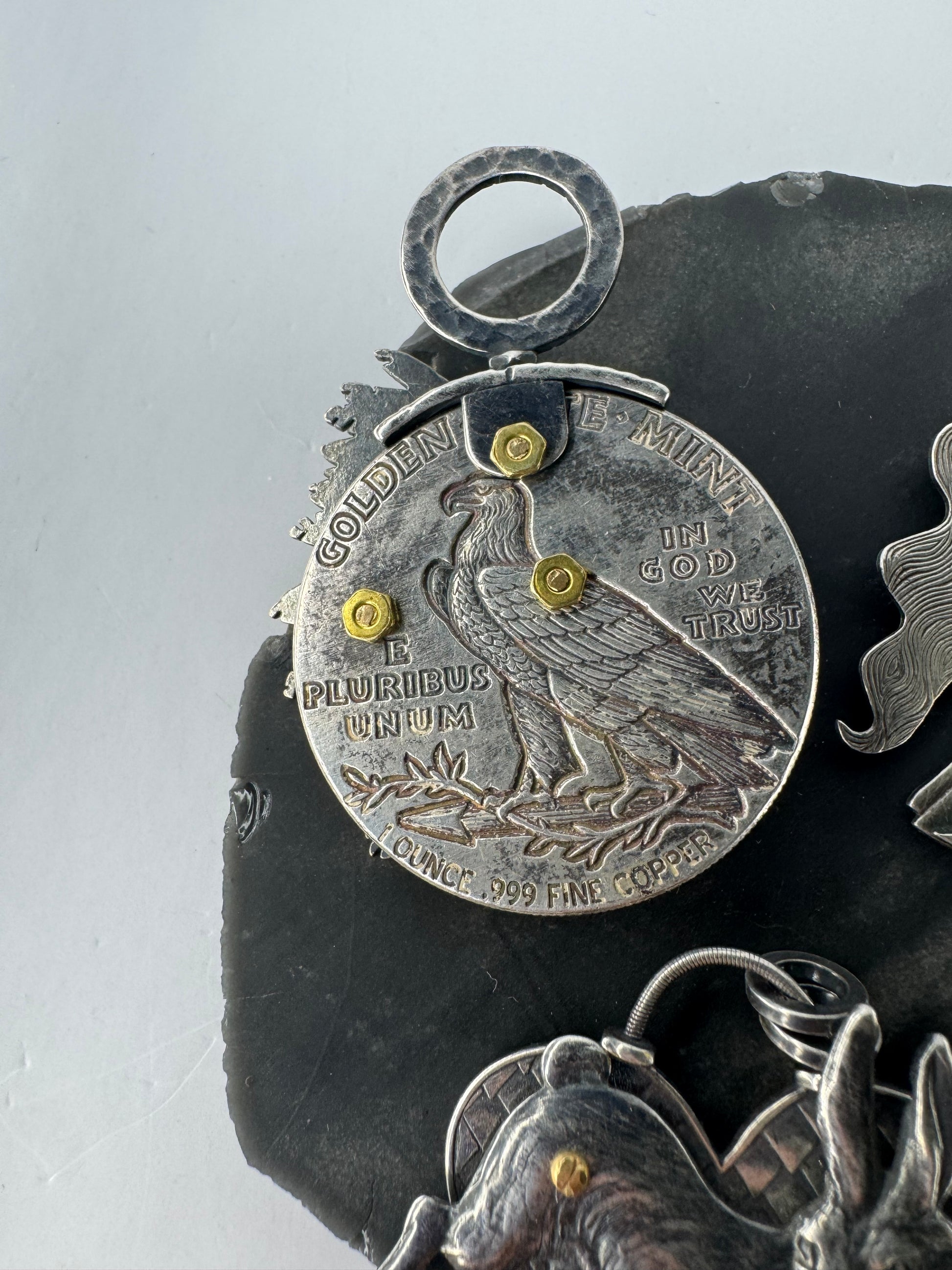 Handmade Pendants & one Ring