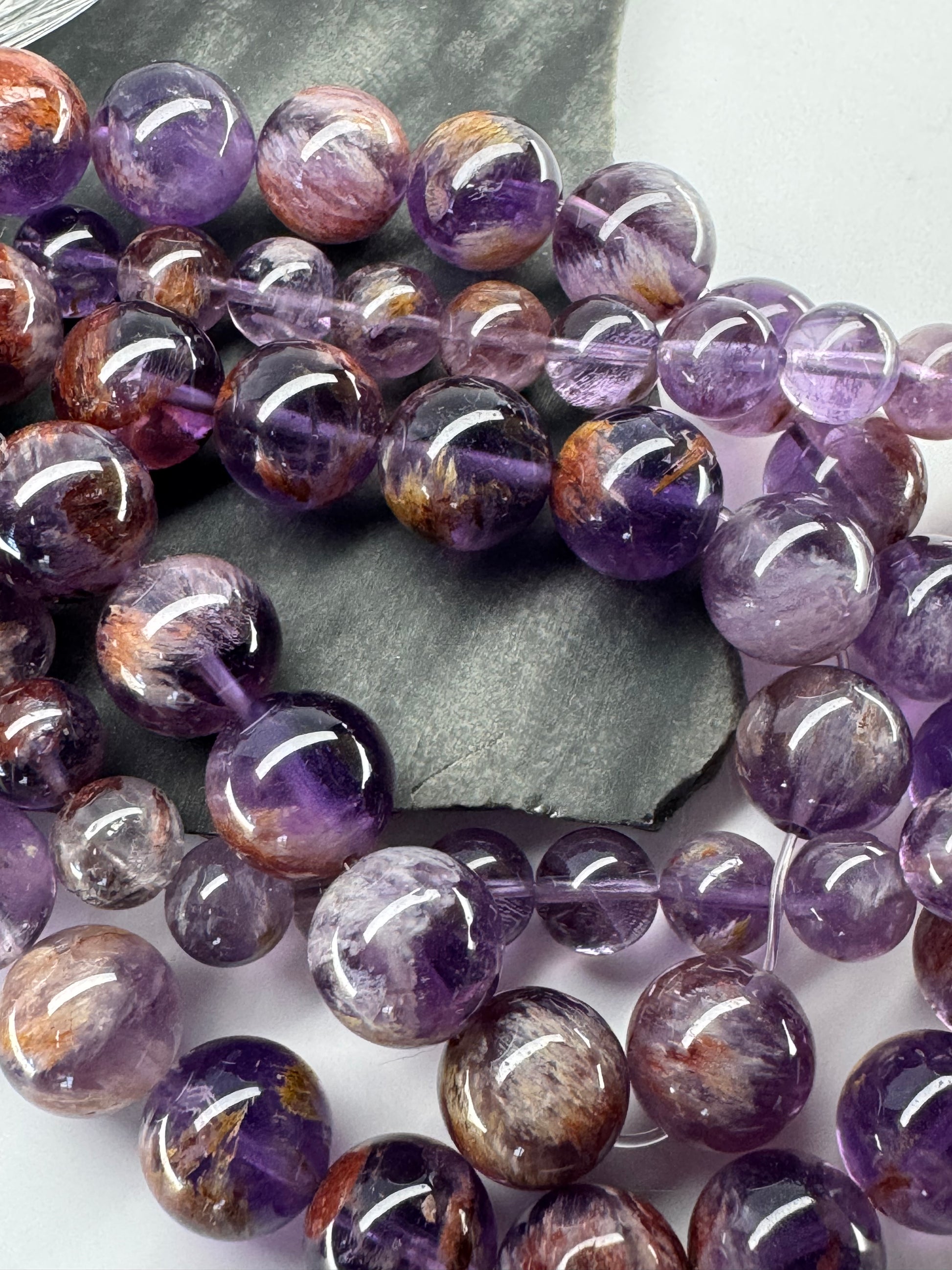 Super Seven Quartz (Amethyst with Lepidocrocite Inclusions)