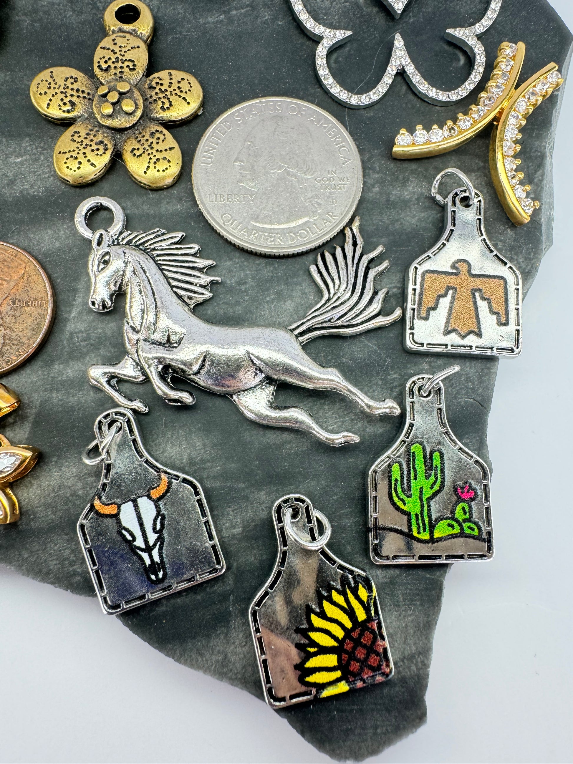 Desert Bloom Charm Drop - Less Than $16