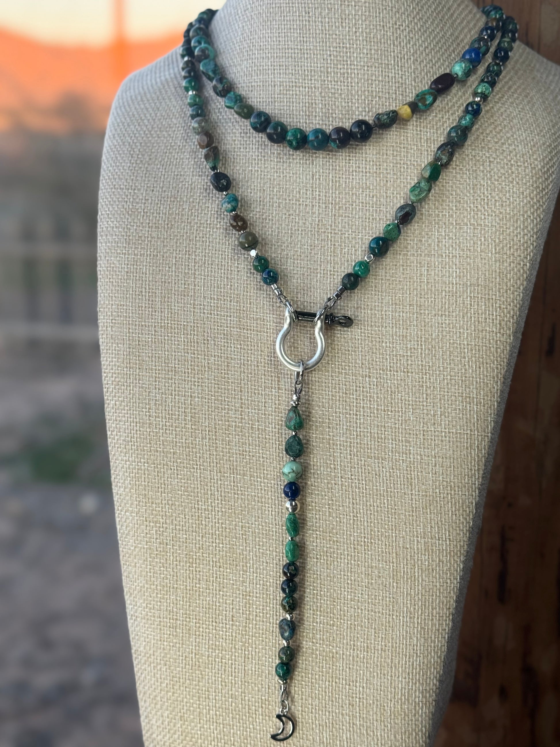 Chrysocolla Signature Wrap Necklace
